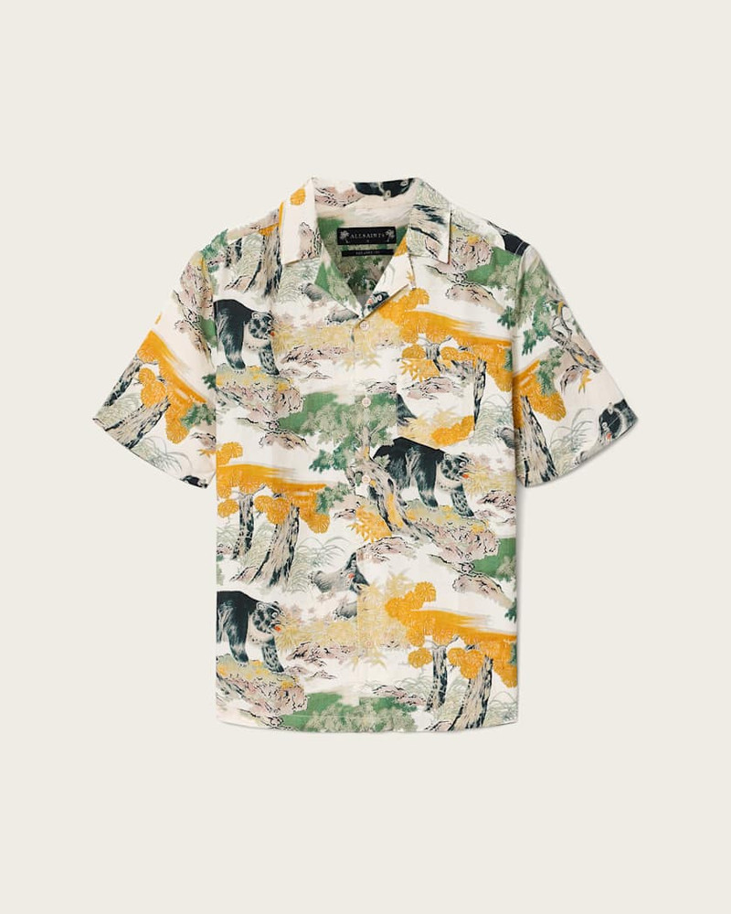 WADER SHORT SLEEVE LINEN BLEND SHIRT 1