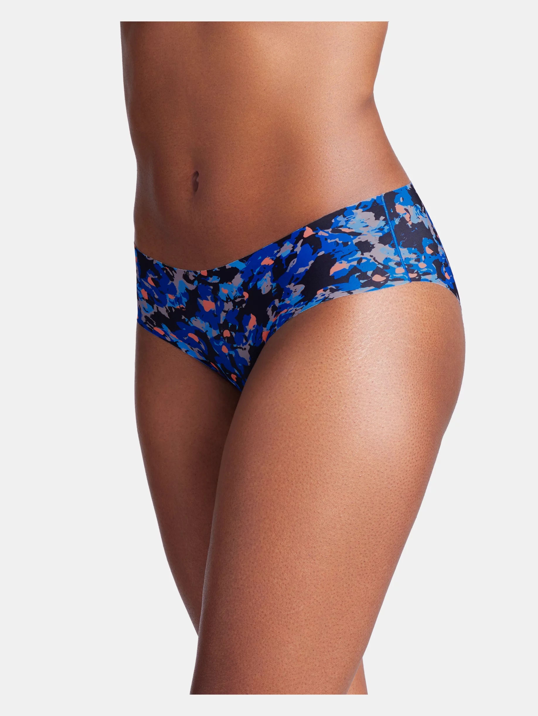 Women's UA Pure Stretch 3-Pack Printed No Show Hipster - 3