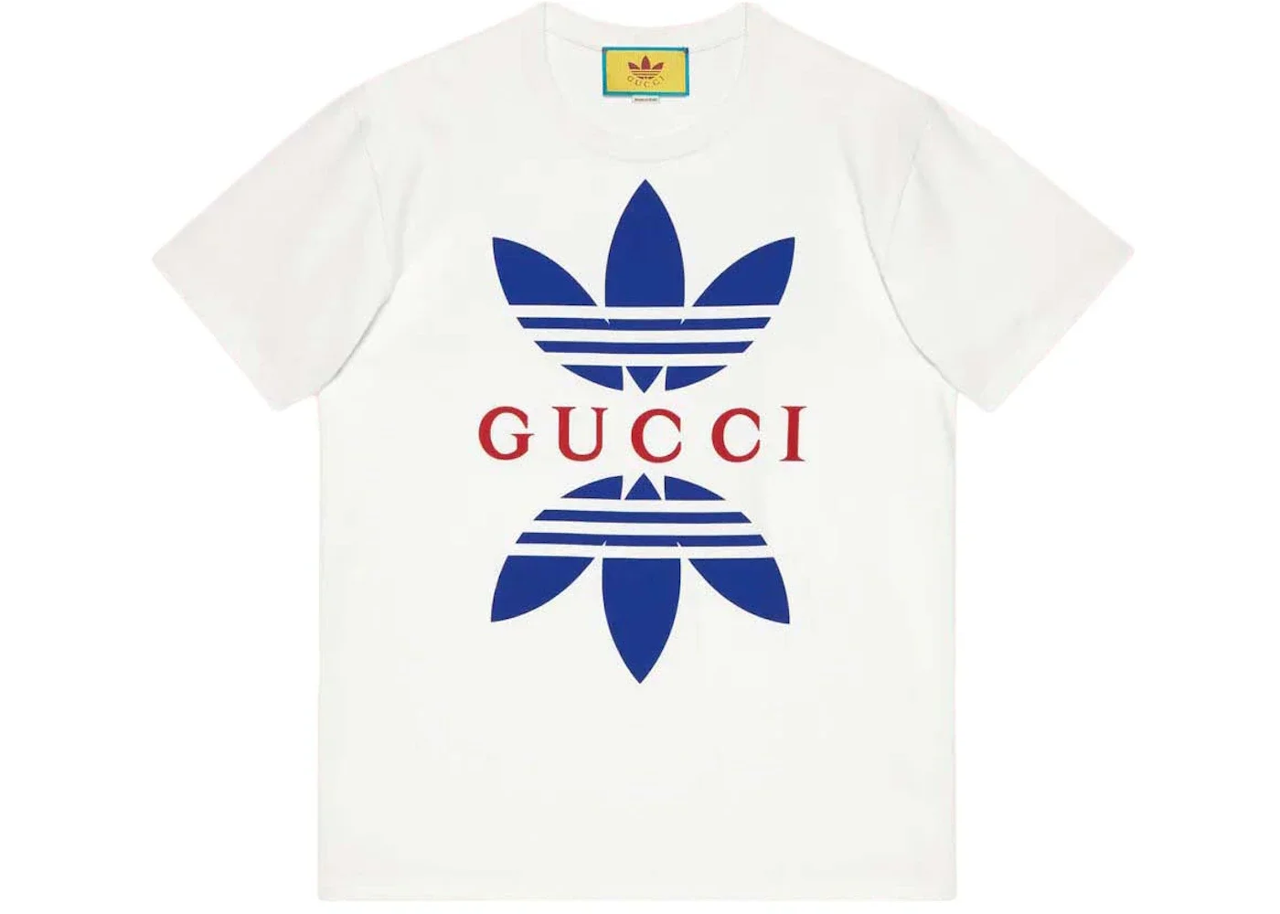 Gucci x adidas Cotton Jersey T-Shirt White - 1