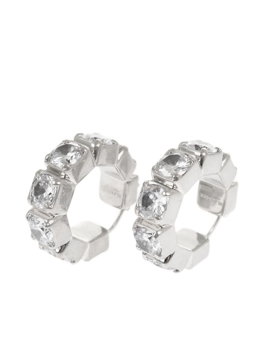 crystal-embellished earrings - 1