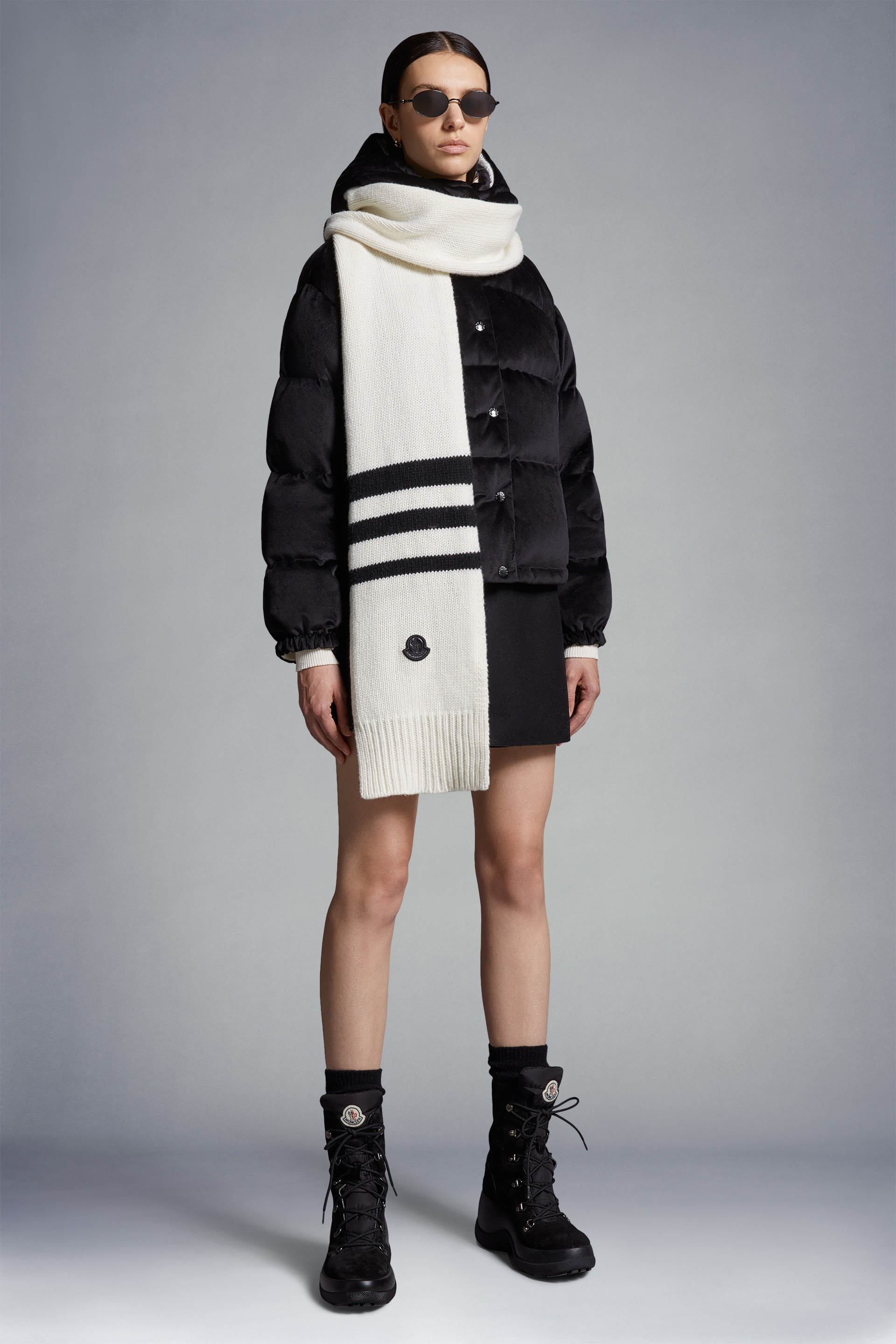 Striped Wool Scarf - 2
