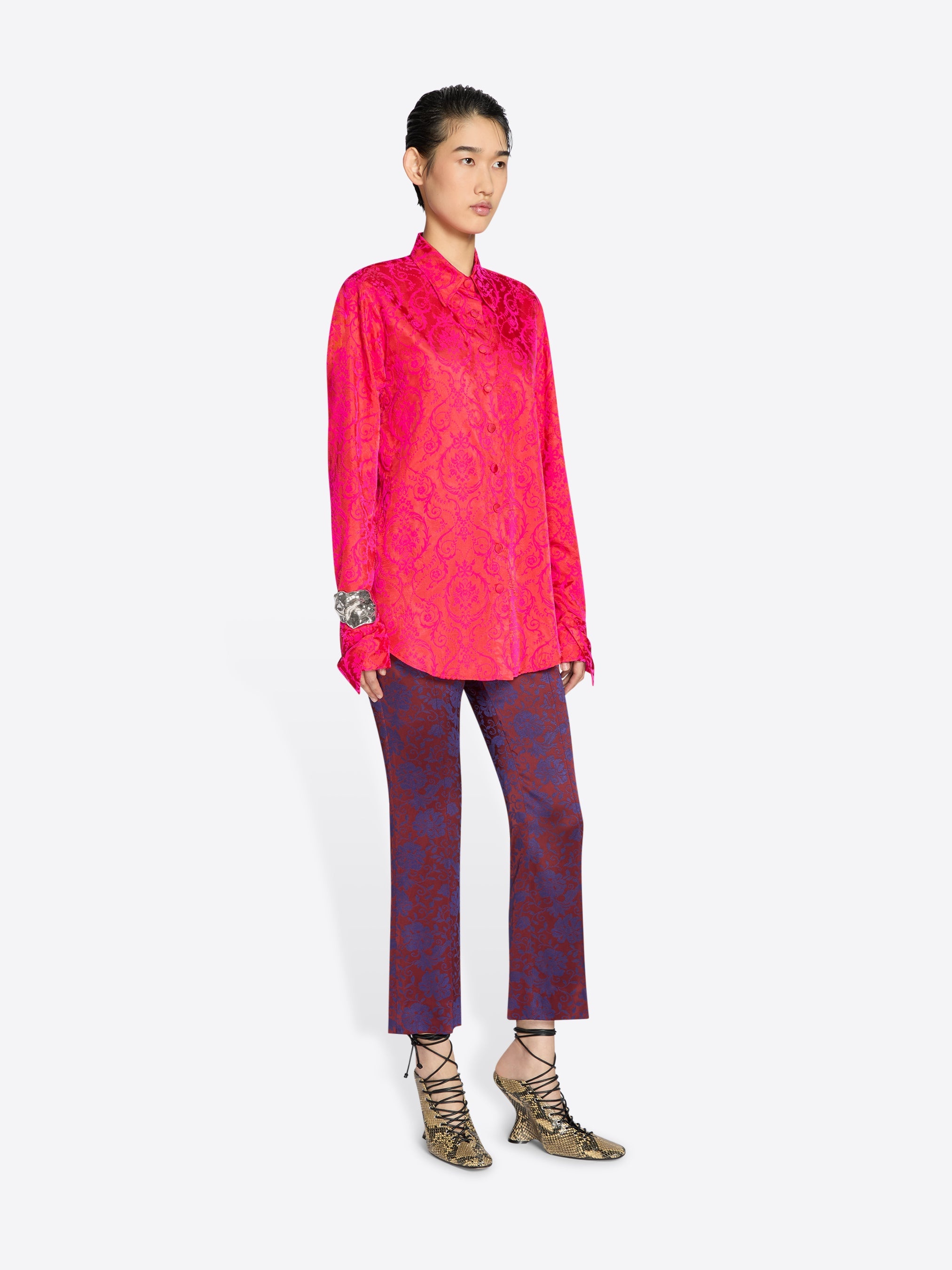 BAROQUE MOTIF SHIRT - 3