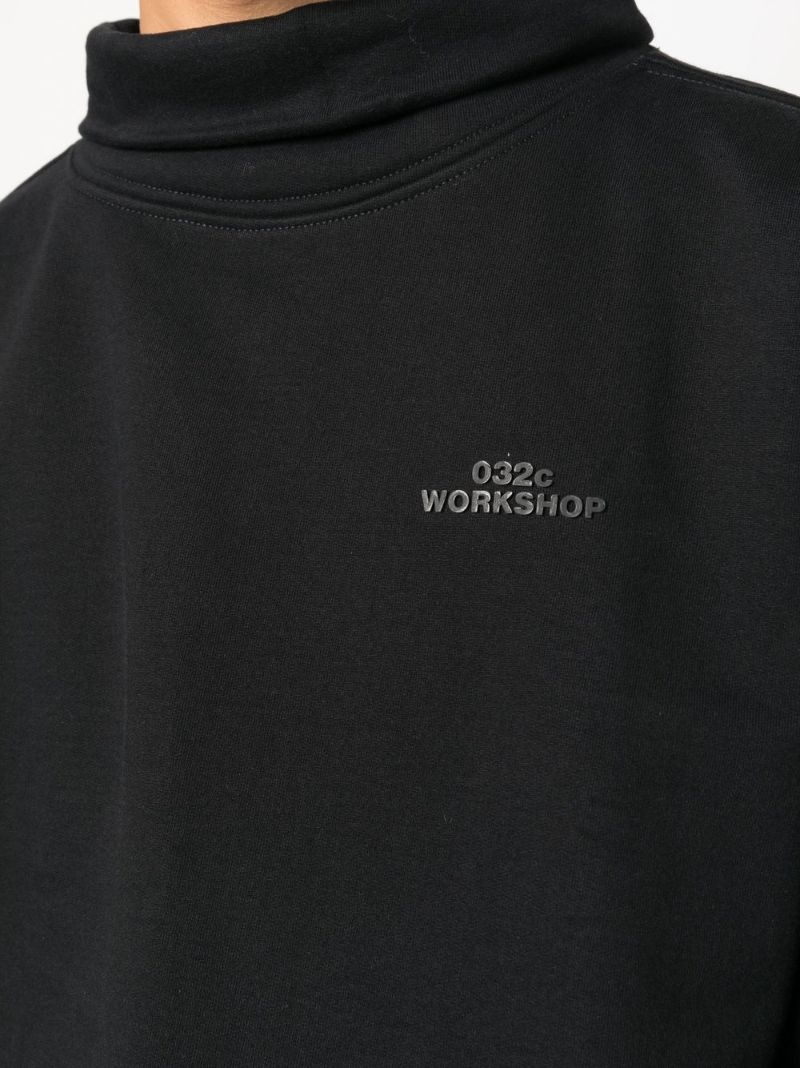 roll-neck logo-print sweatshirt - 5