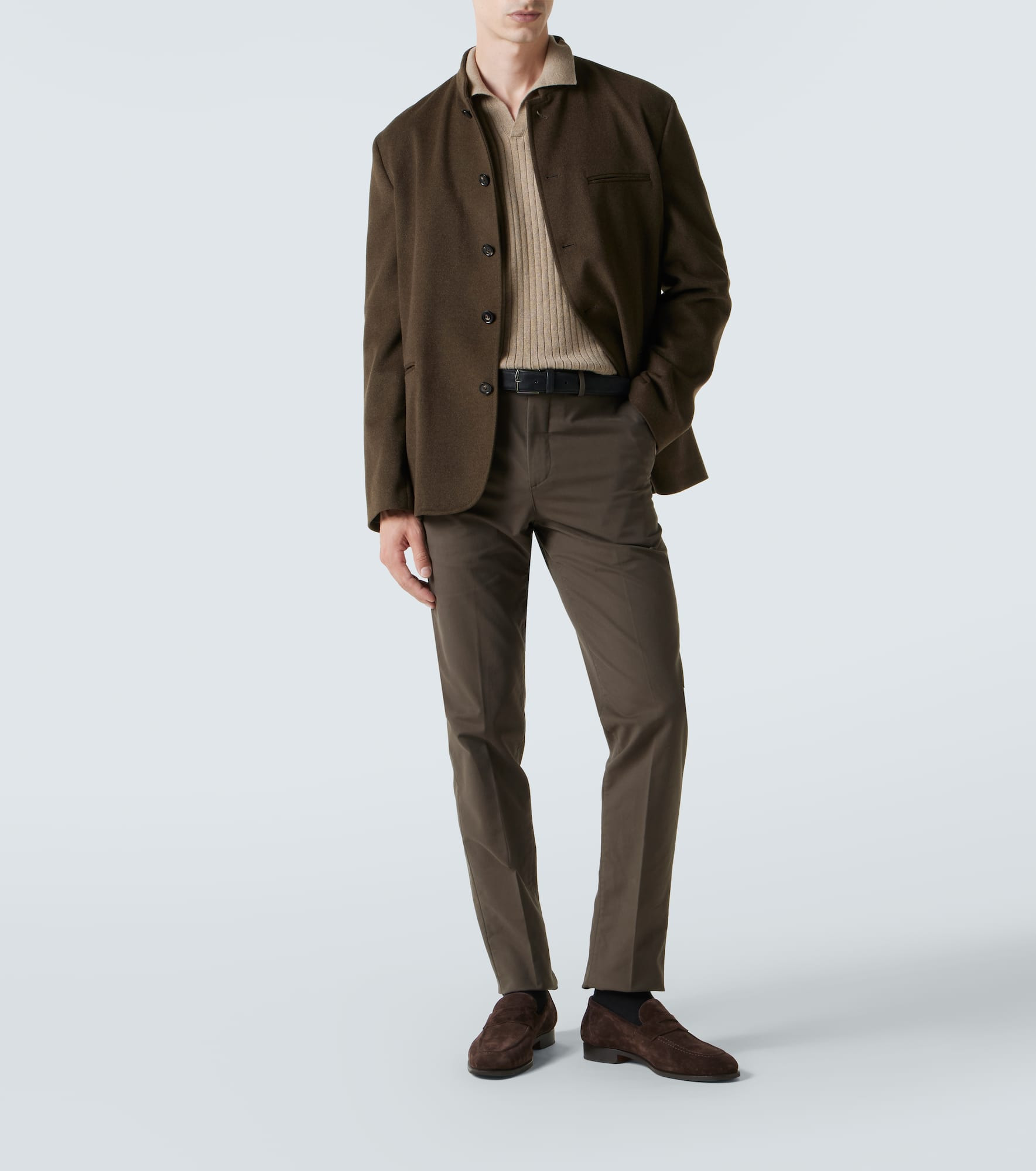 Carlo cotton-blend chinos - 2