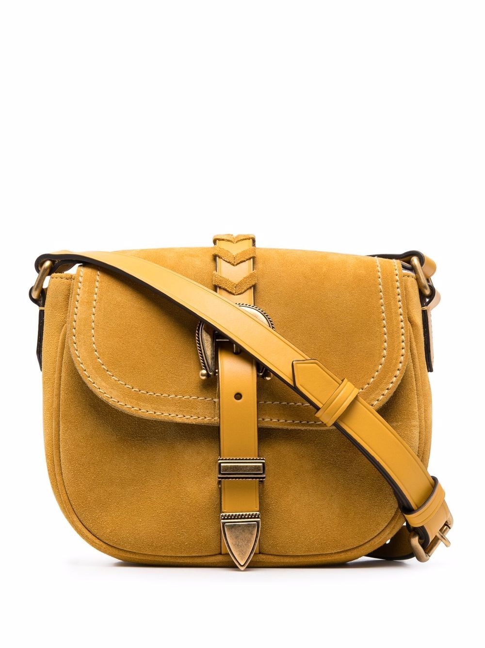 buckle-detail shoulder bag - 1