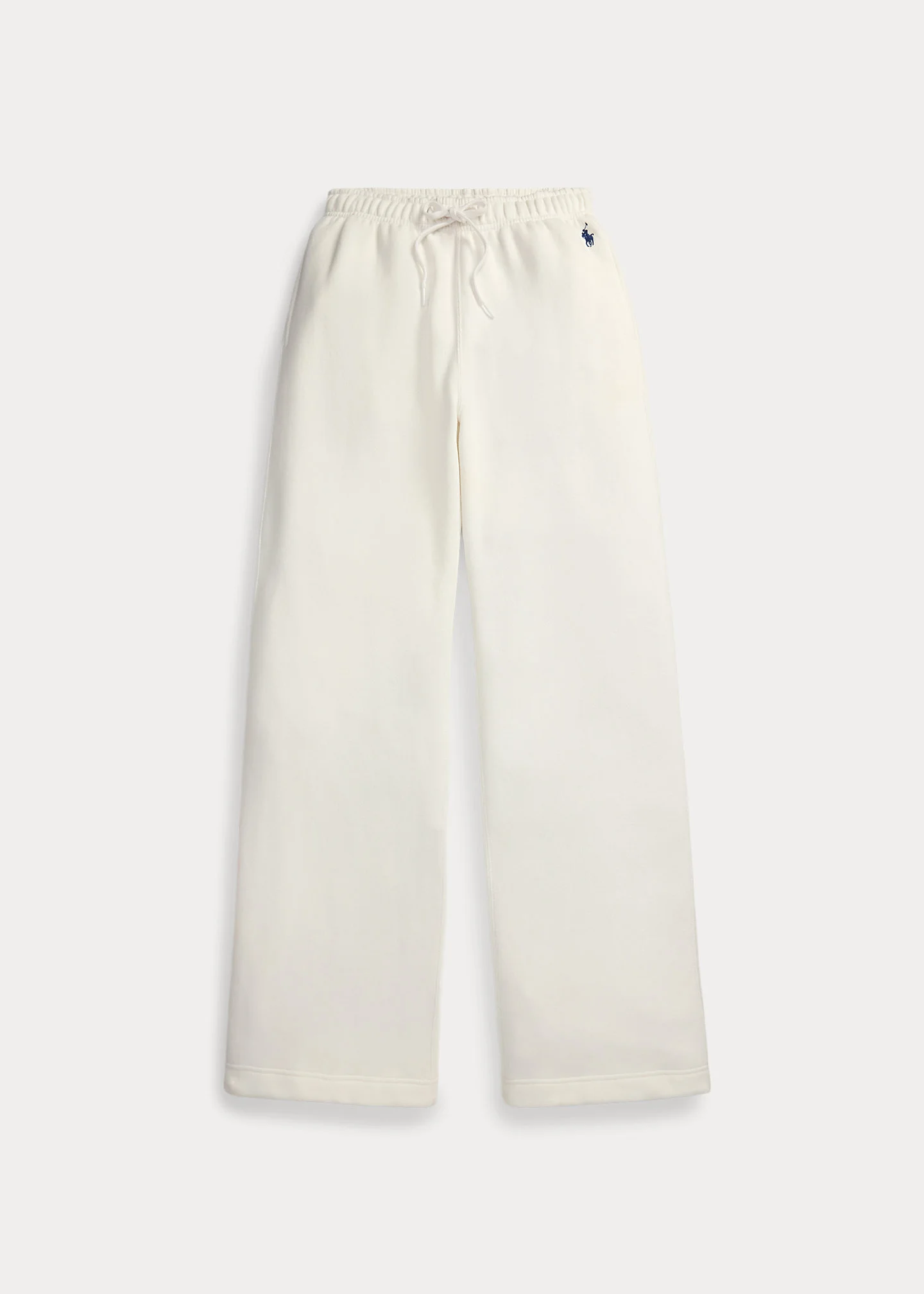 Drawstring Fleece Wide-Leg Sweatpant - 1
