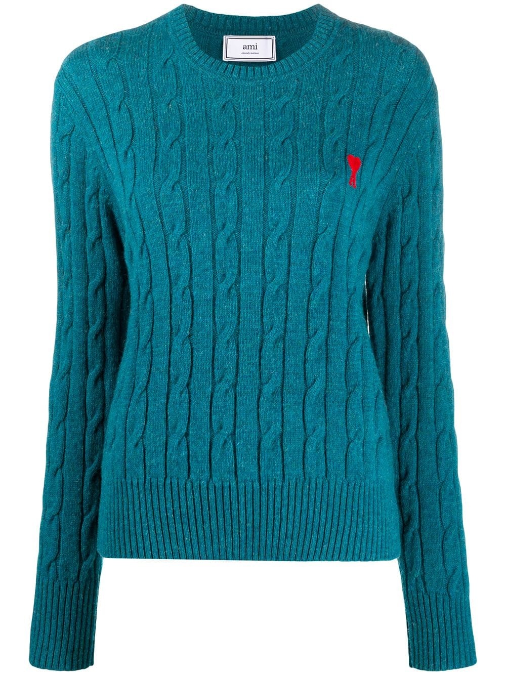 Ami de Coeur cable knit jumper - 1