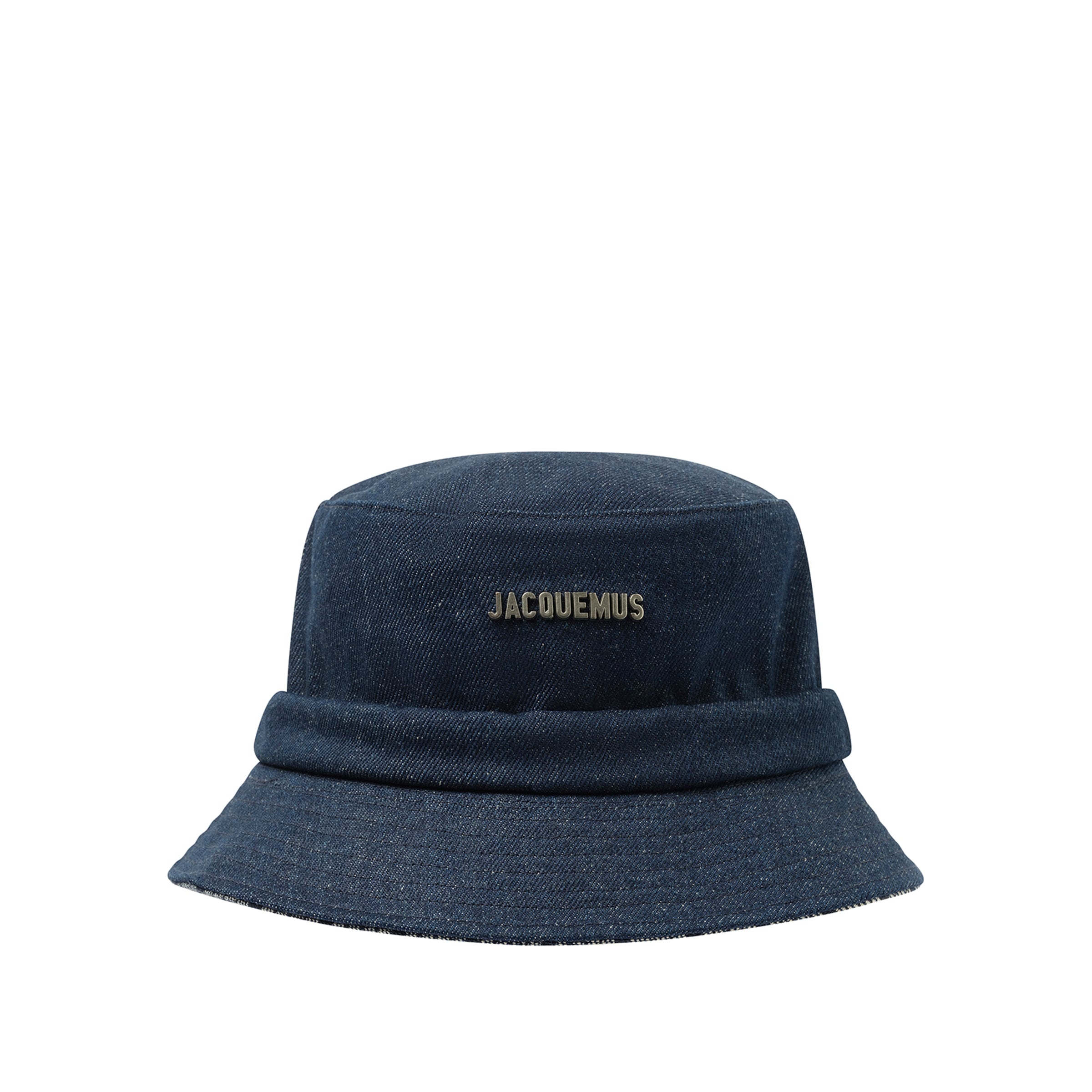 JACQUEMUS Le Bob Gadjo Bucket Hat in Navy | marais | REVERSIBLE