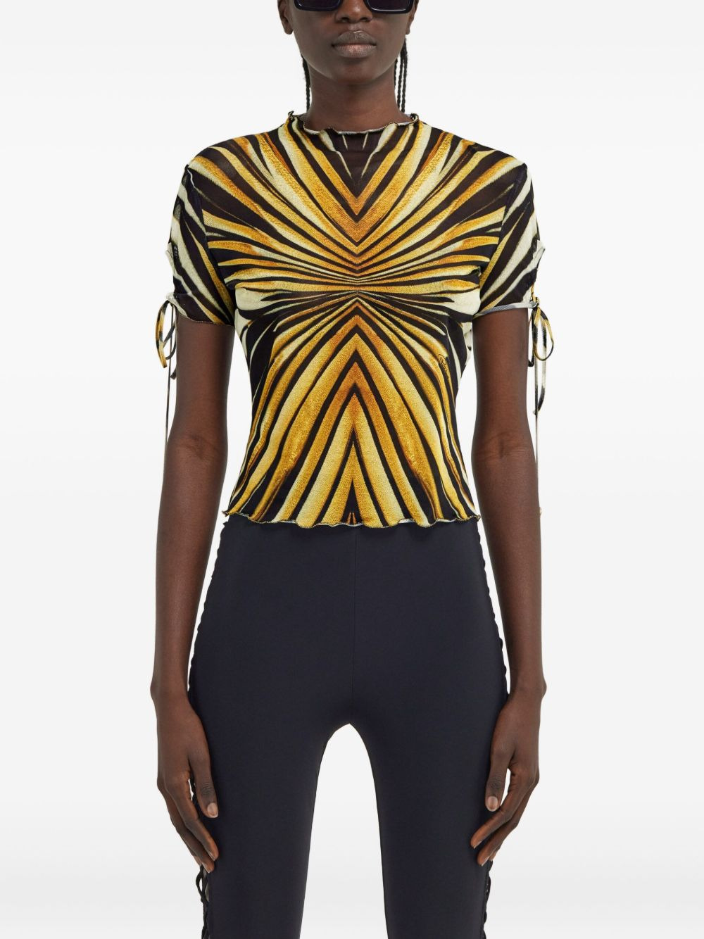 Ray Of Gold mesh T-shirt - 4