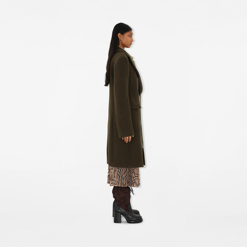 Wool Zip Tailored Coat 3
