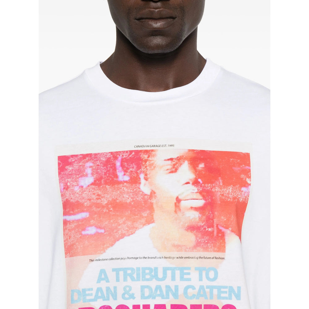 Dsquared2 White T-Shirts & Vests - T-Shirts Men - 4