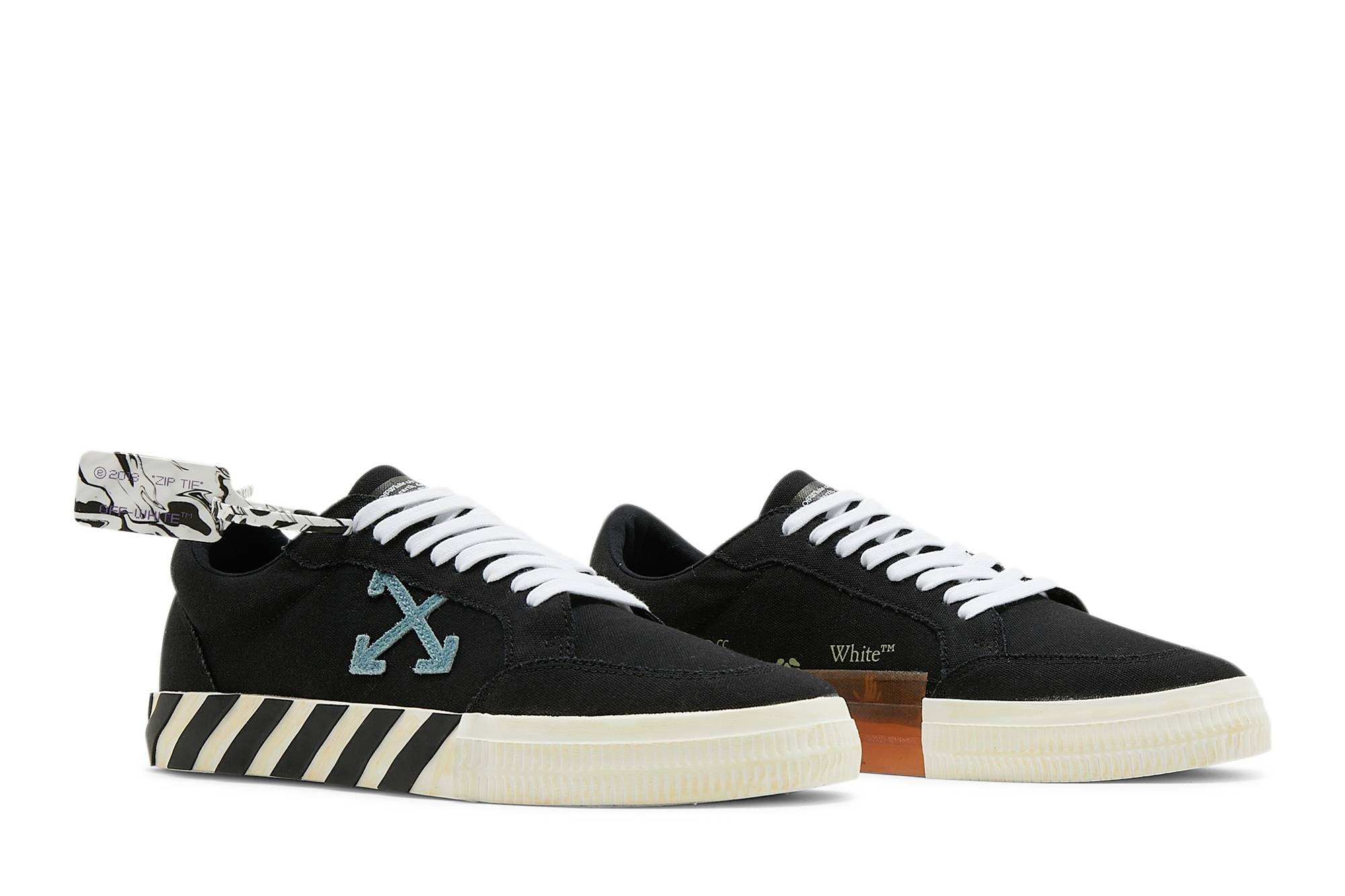 Off-White Vulc Sneaker 'Black White' - 8