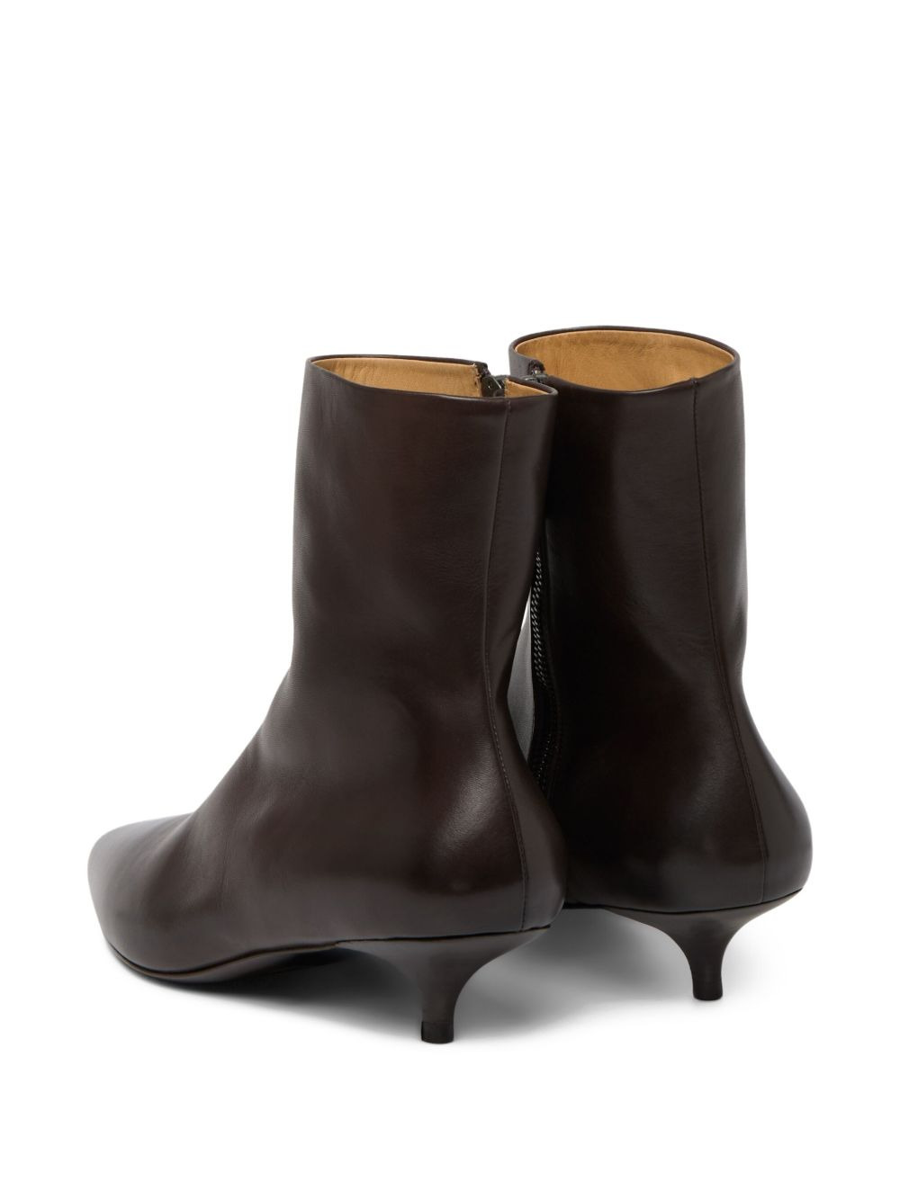 kitten-heel pointed-toe boots - 3