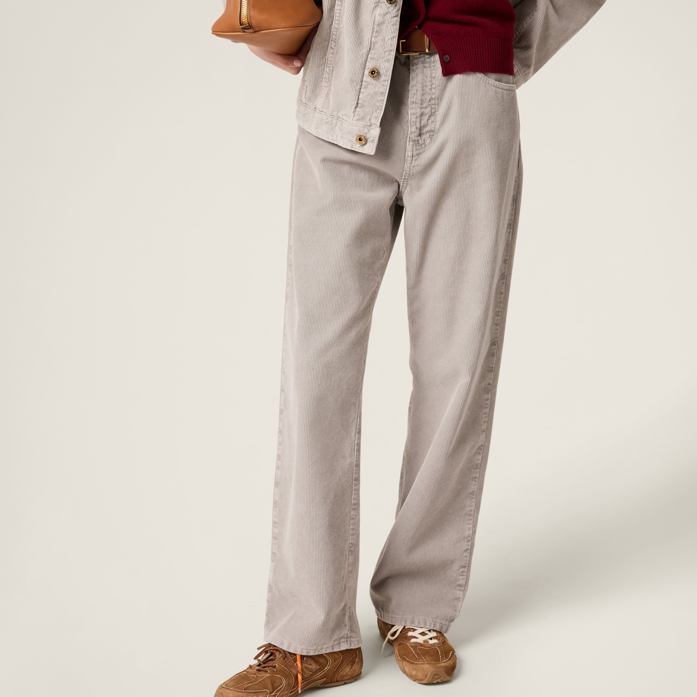 Garment-dyed corduroy pants - 4