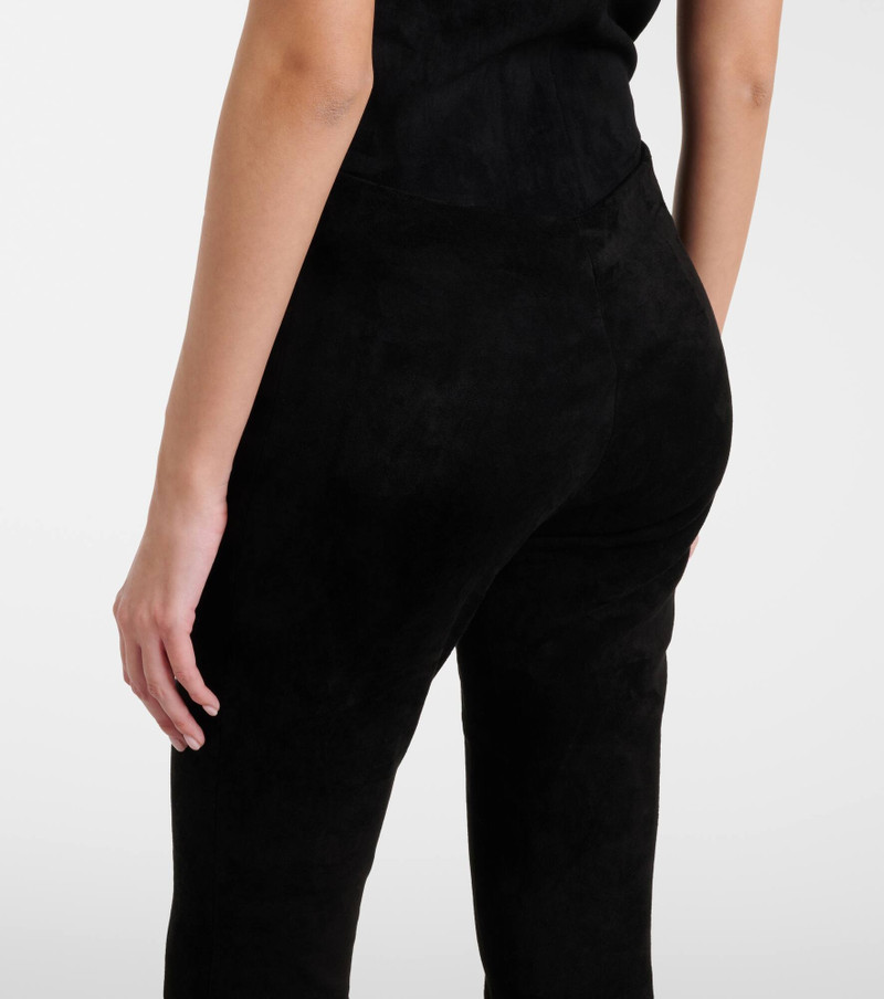 Cherilyn suede flared pants 6