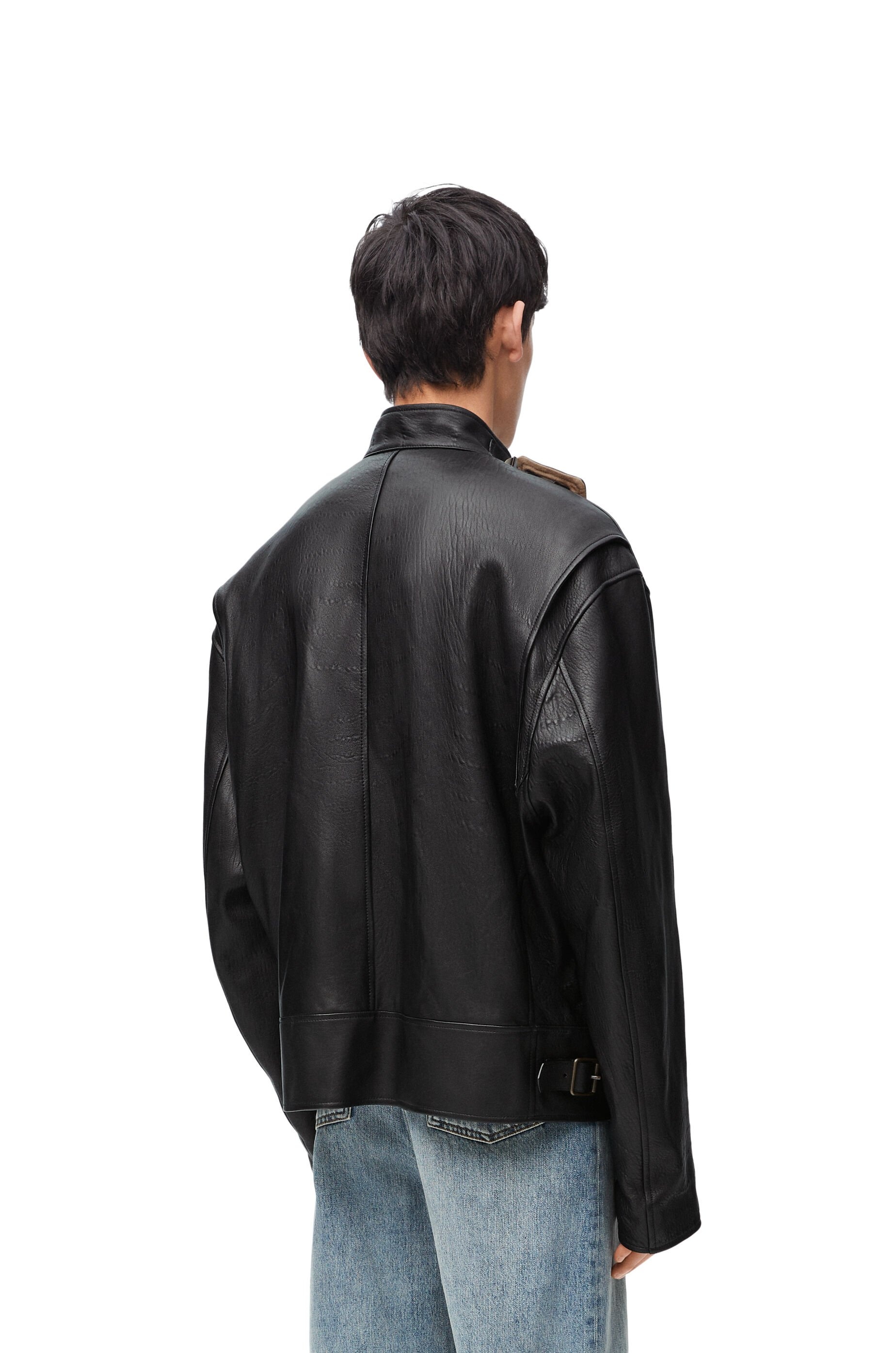 Biker jacket in nappa lambskin - 4