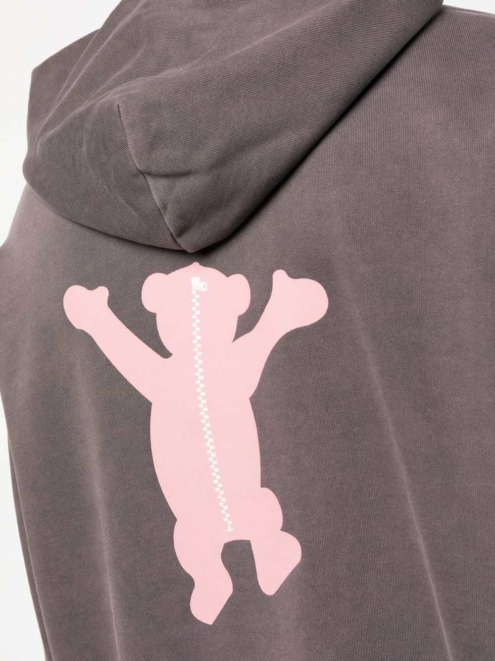 graphic-print cotton hoodie - 5