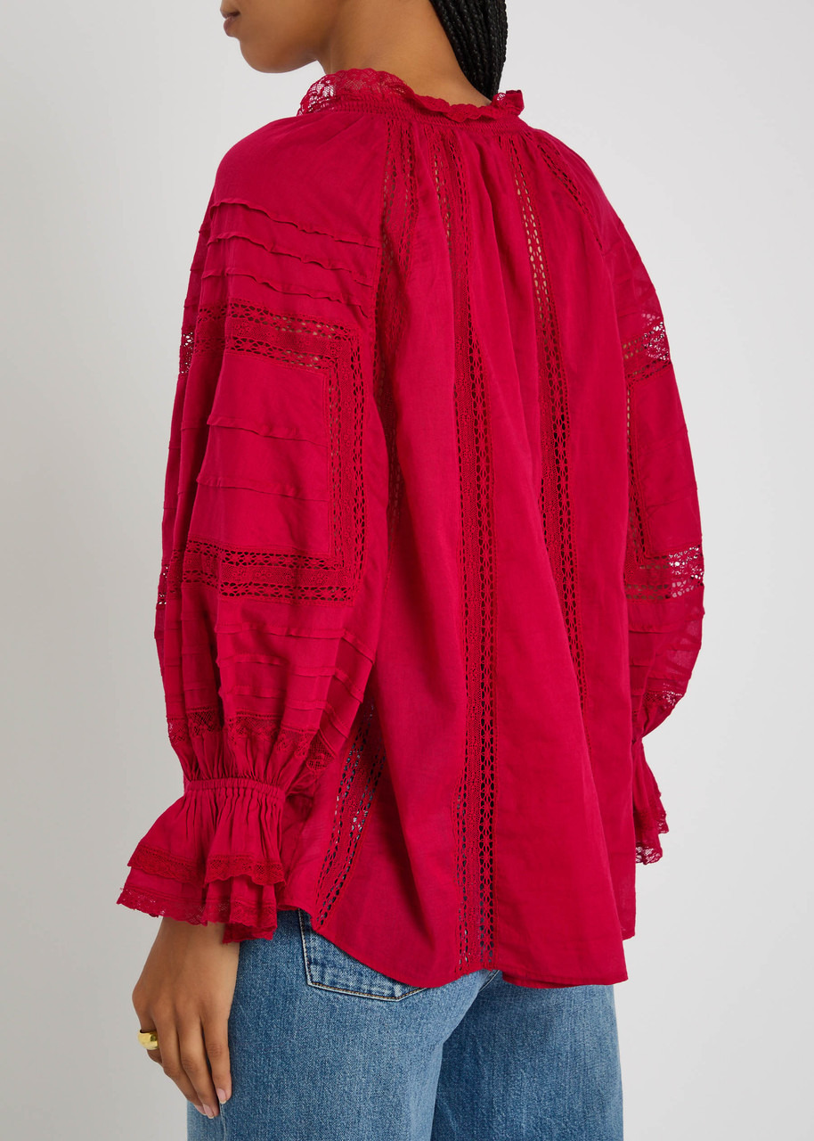 Alice + Olivia Josephine Cotton Blouse - 3