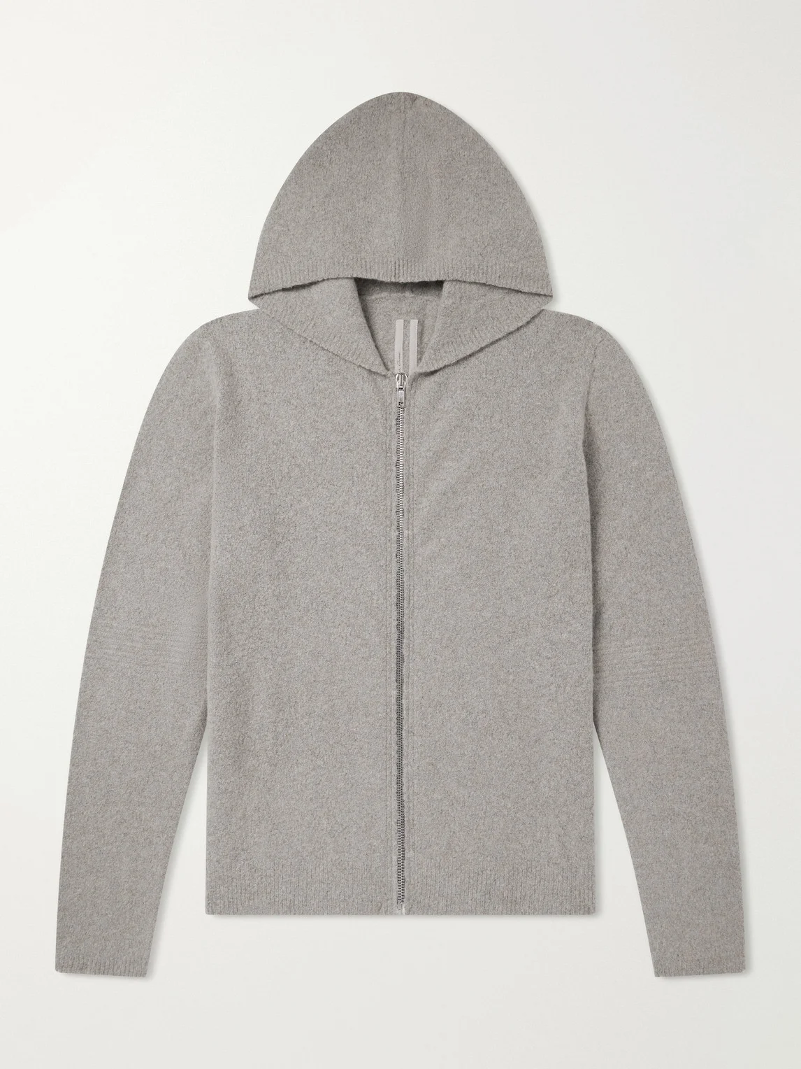 Cashmere-Blend Felt Zip-Up Hoodie - 1