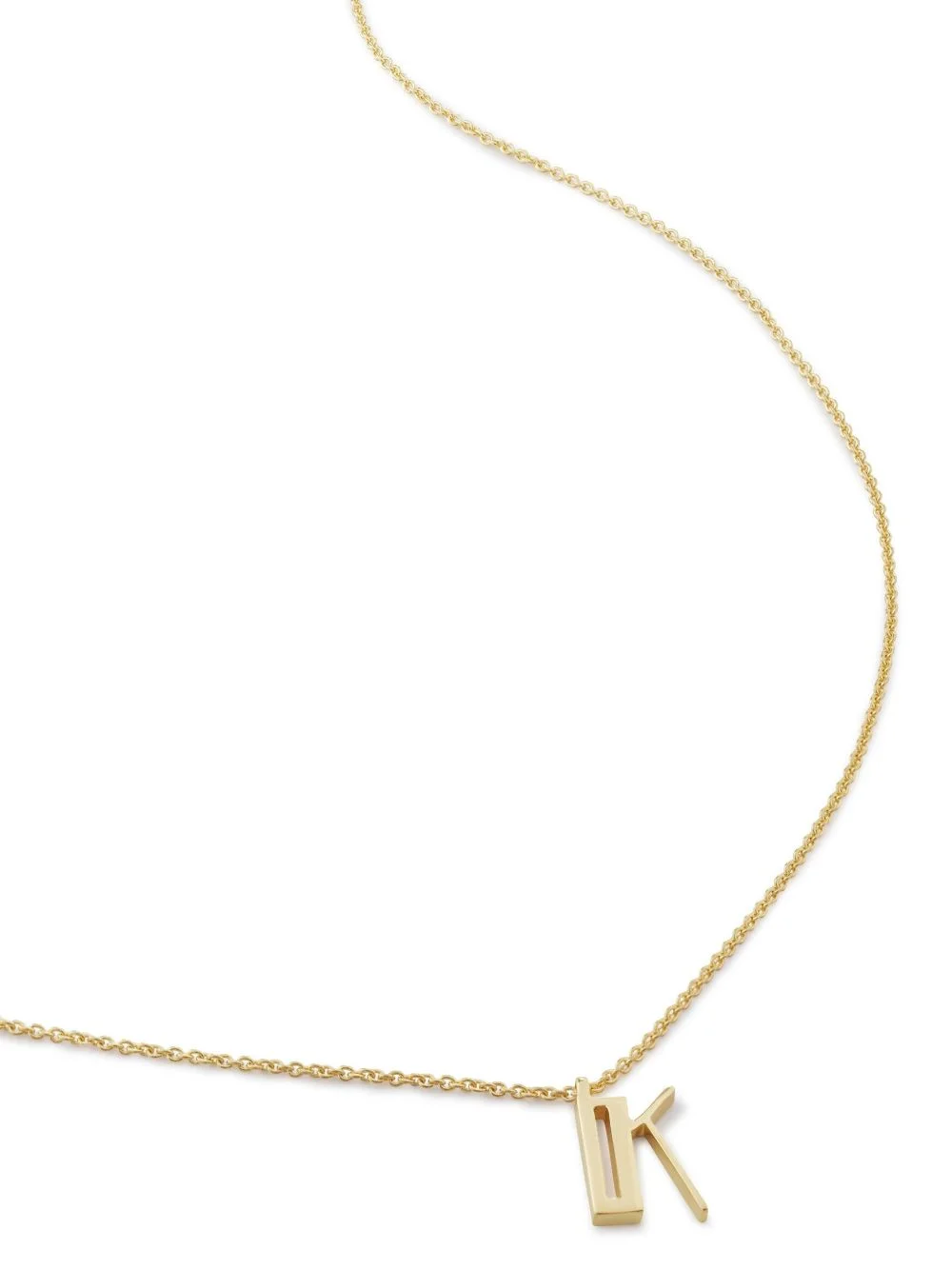 Alphabet K pendant necklace - 1