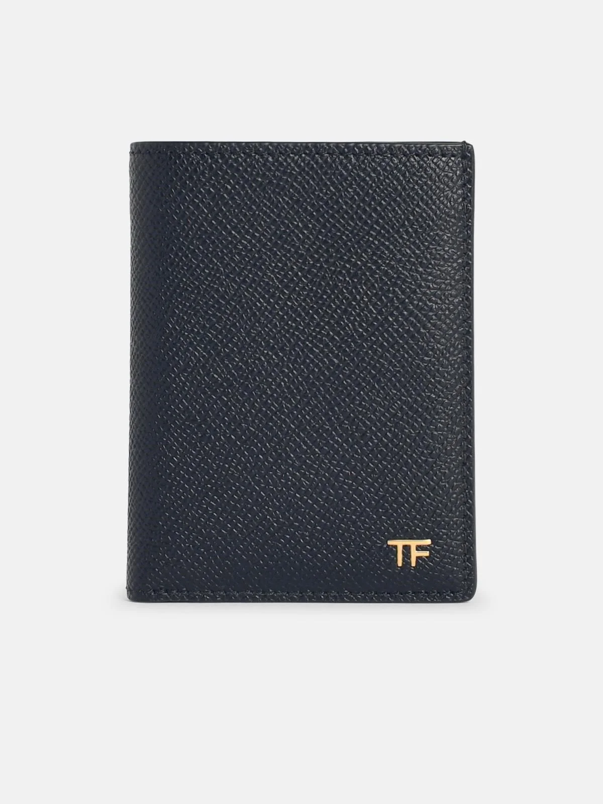 BLACK LEATHER CARDHOLDER - 1