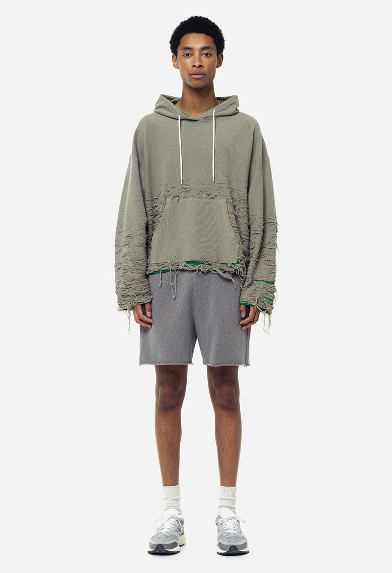 John Elliott RAW EDGE JACQUARD SHORTS outlook