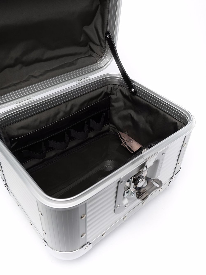 Bank S studded aluminium vanity case 5