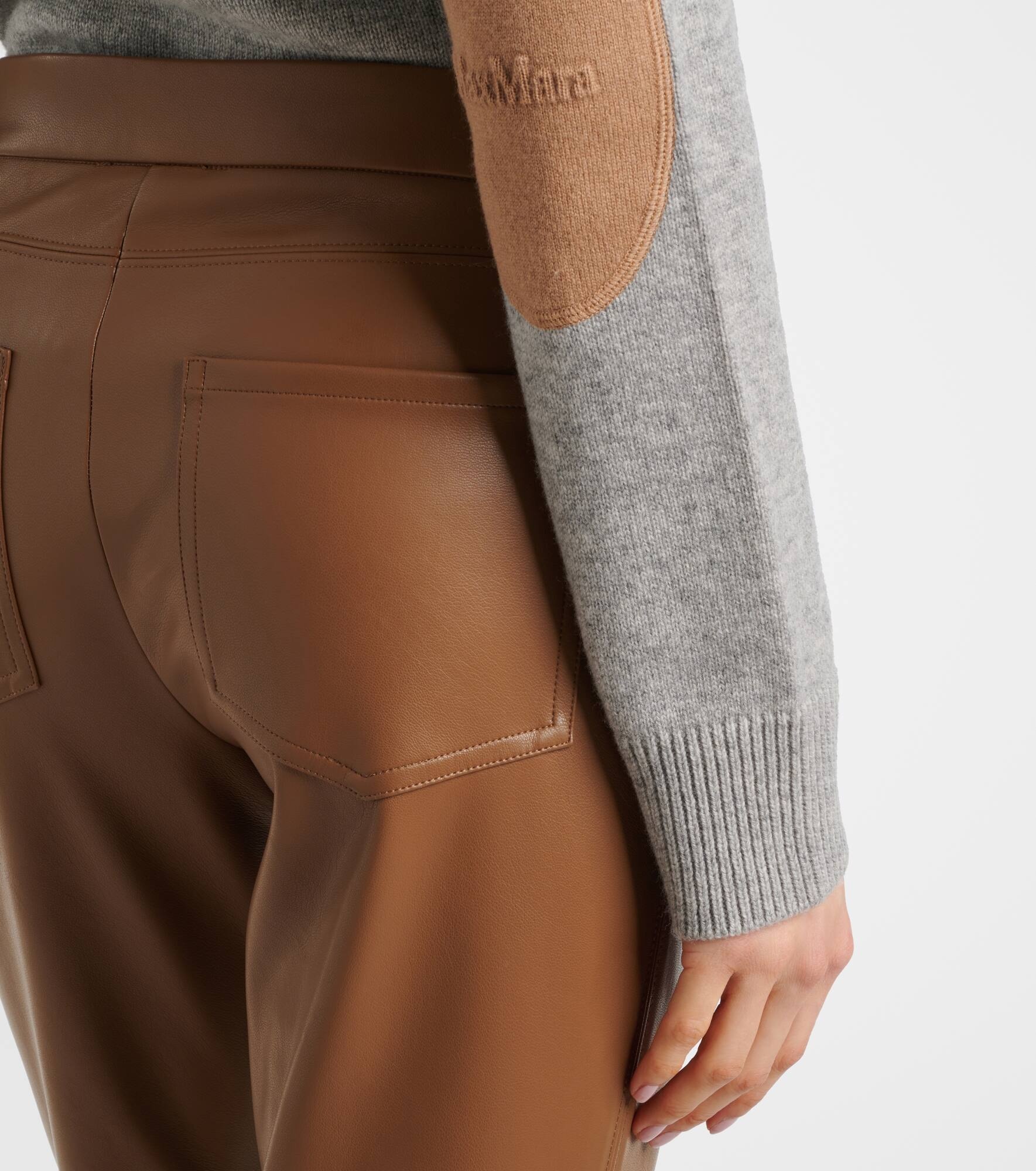 Sublime faux leather flared pants - 5