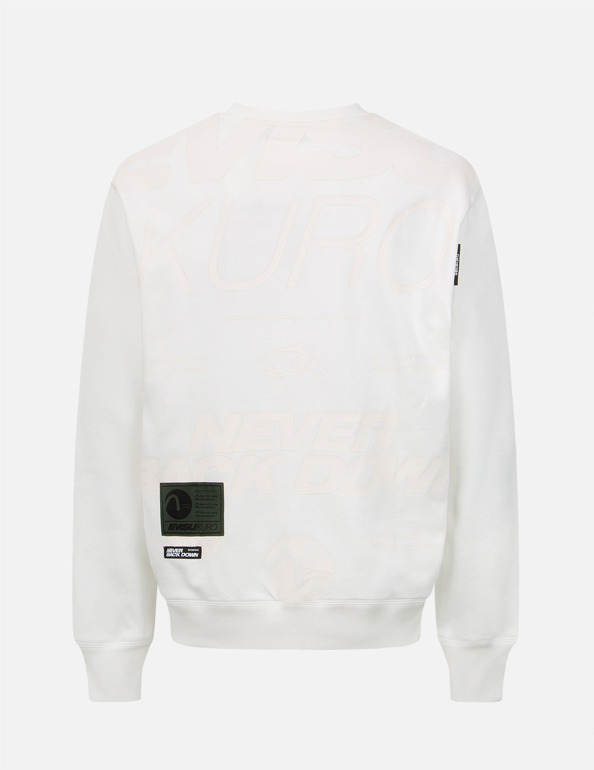 Transparent Seagull Badge Logo Print Sweatshirt - 2
