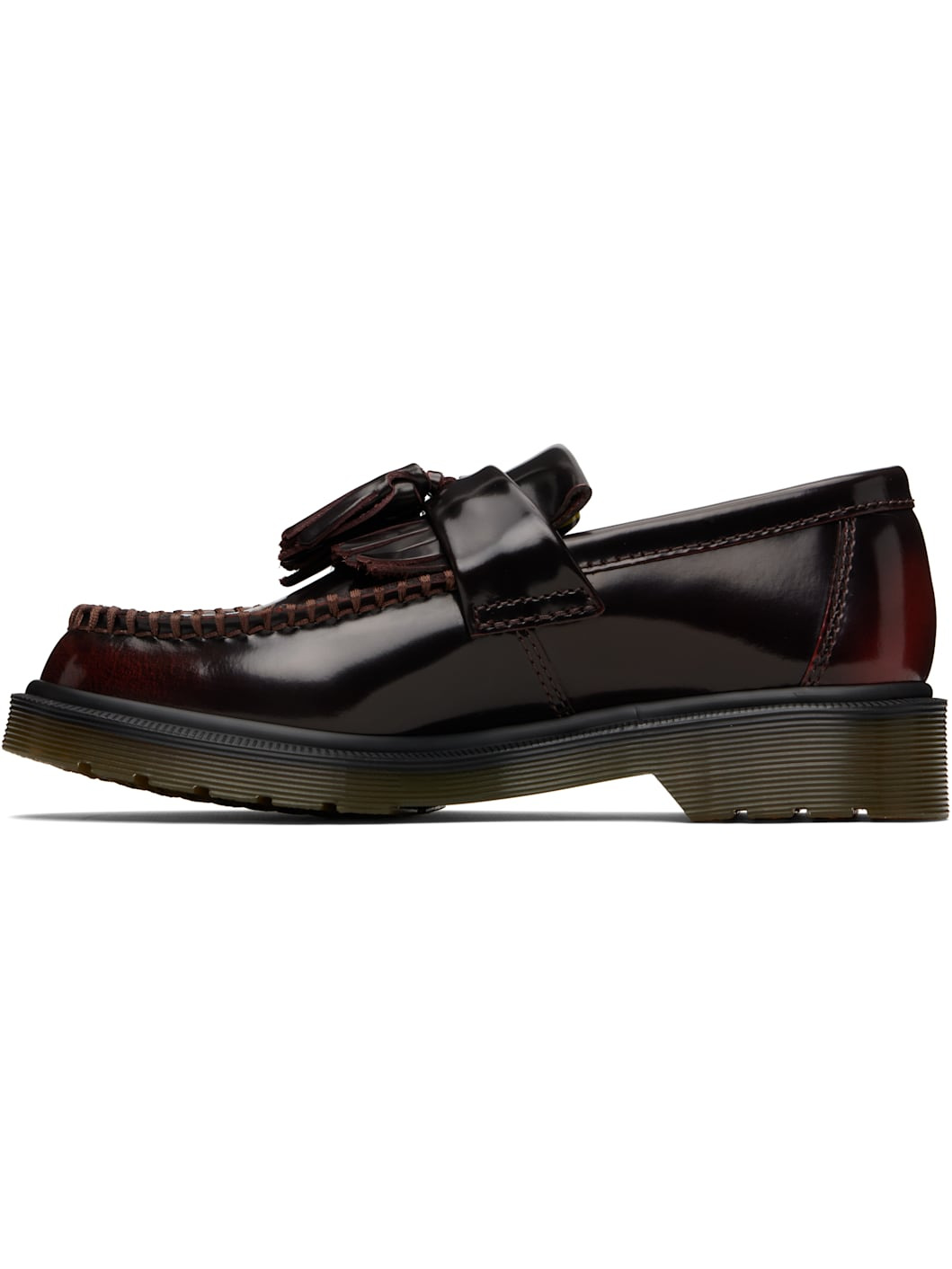 Burgundy Adrian Tassel Loafers - 3