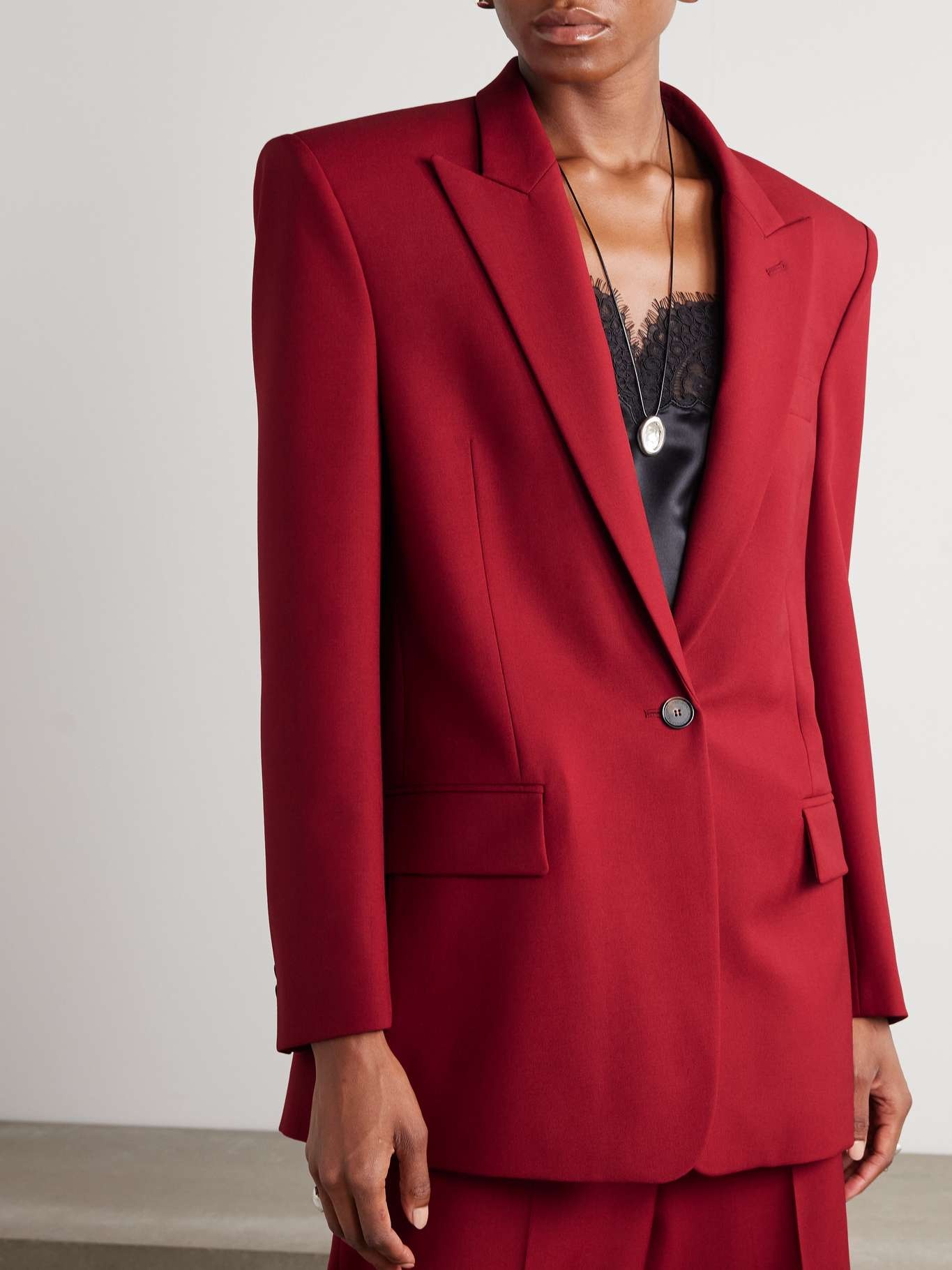 Oversized wool blazer - 3