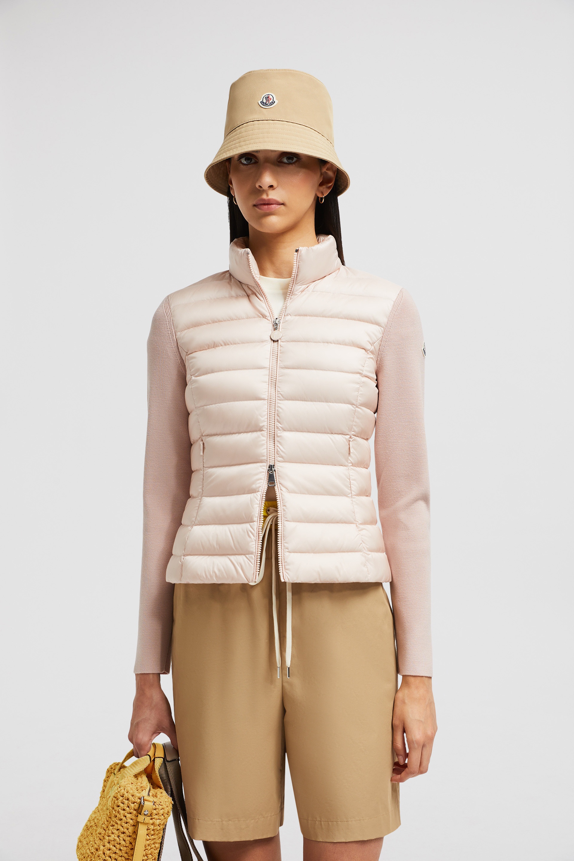 Padded Wool Zip-Up Cardigan - 2