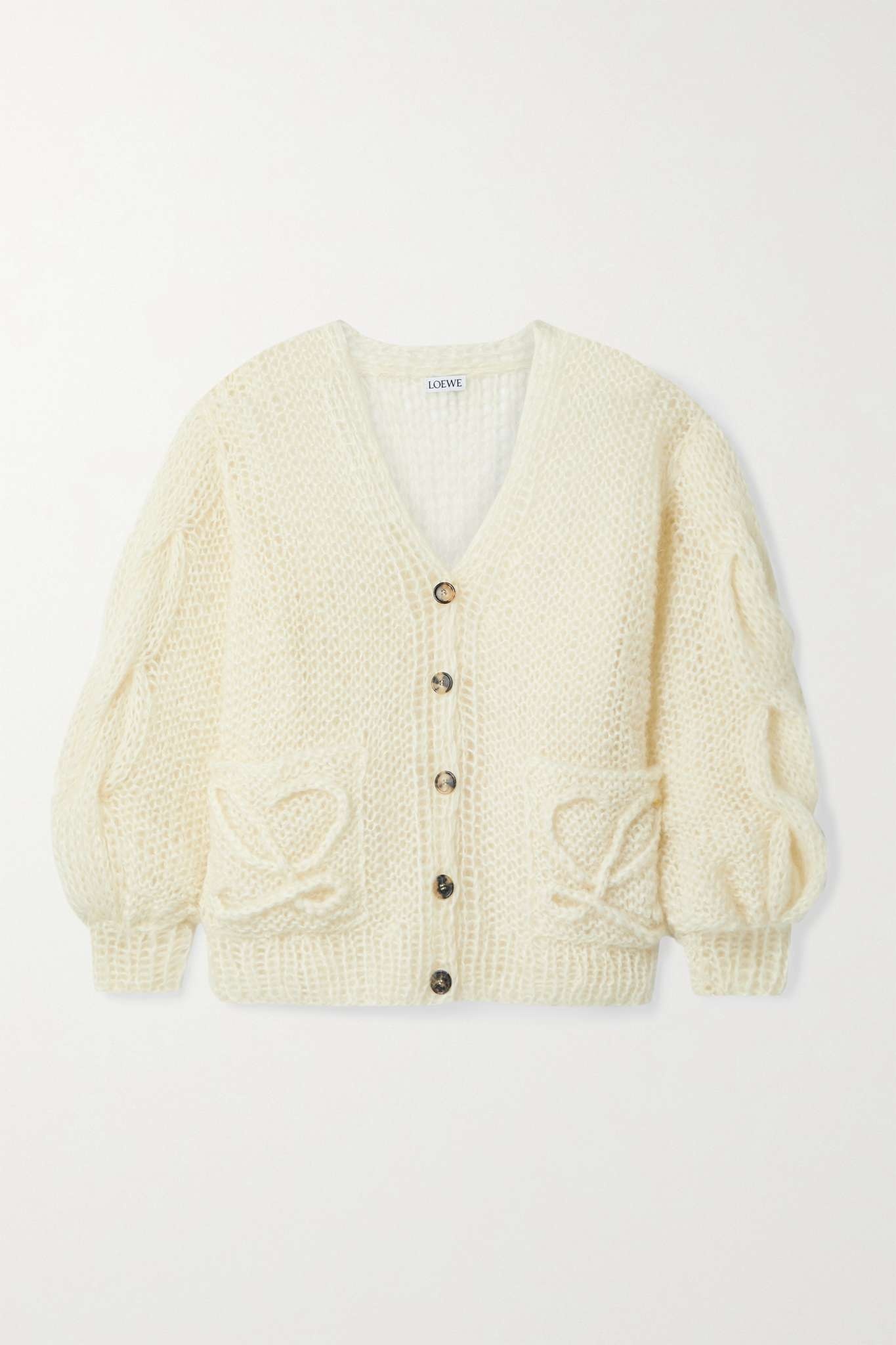 Oversized mohair-blend cardigan - 1