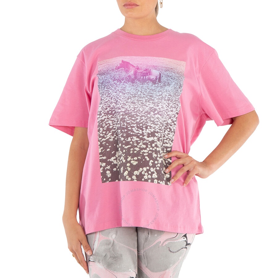 Stella McCartney Lucky Spot Daisy Field Cotton T-Shirt - 3