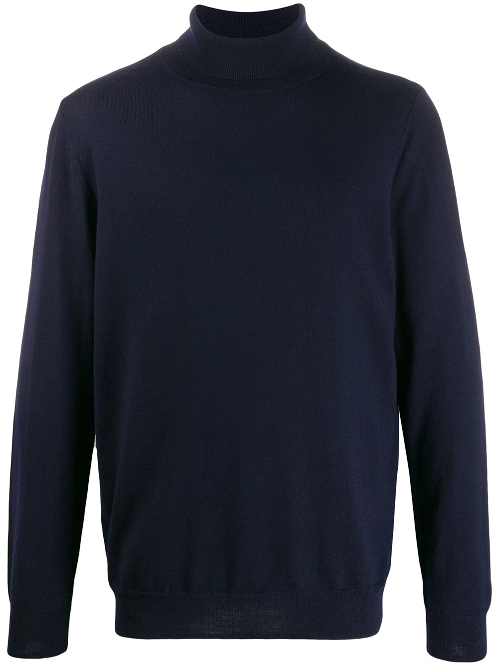 ribbed roll neck jumper - 1