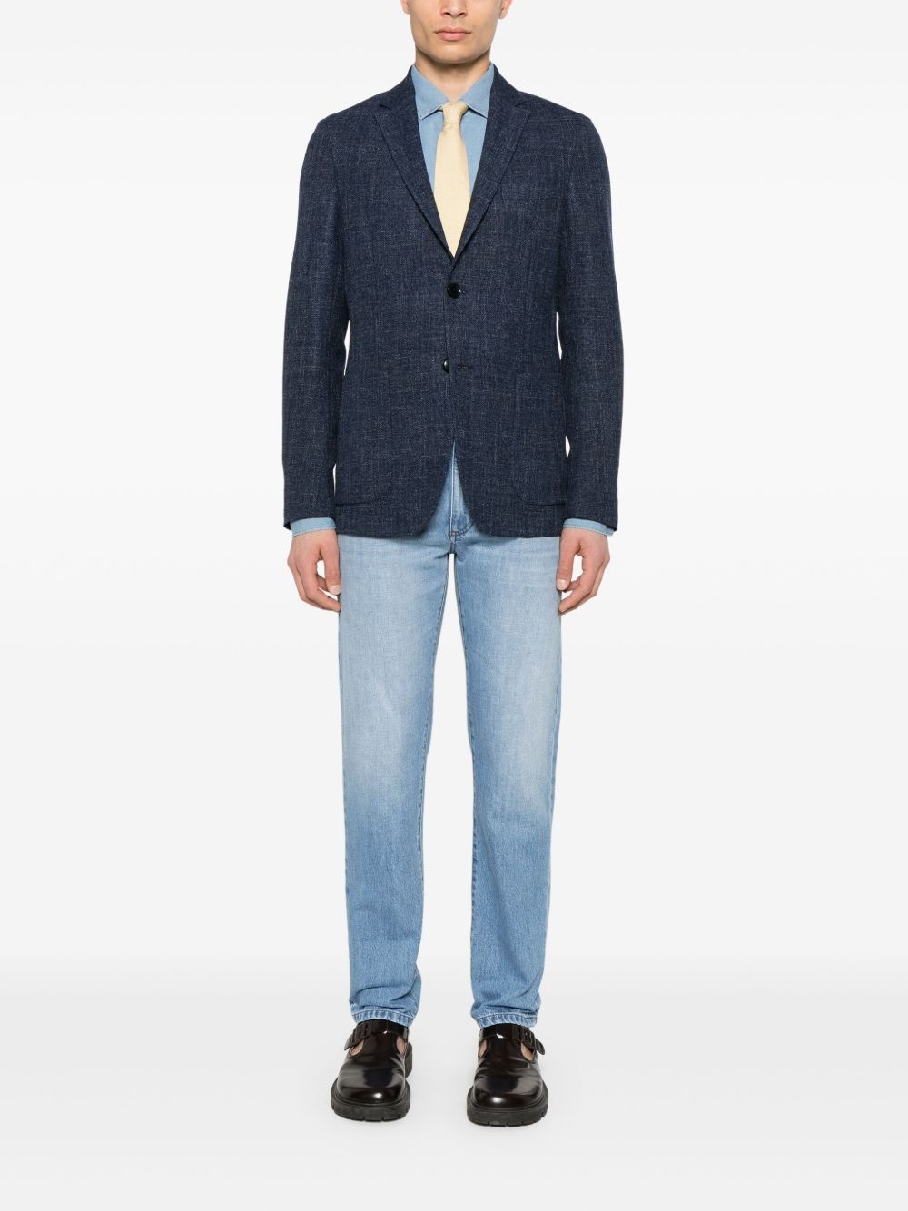 logo-patch jeans - 2