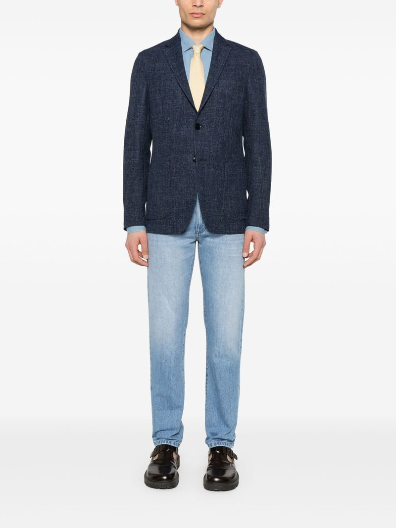 ZEGNA logo-patch jeans outlook