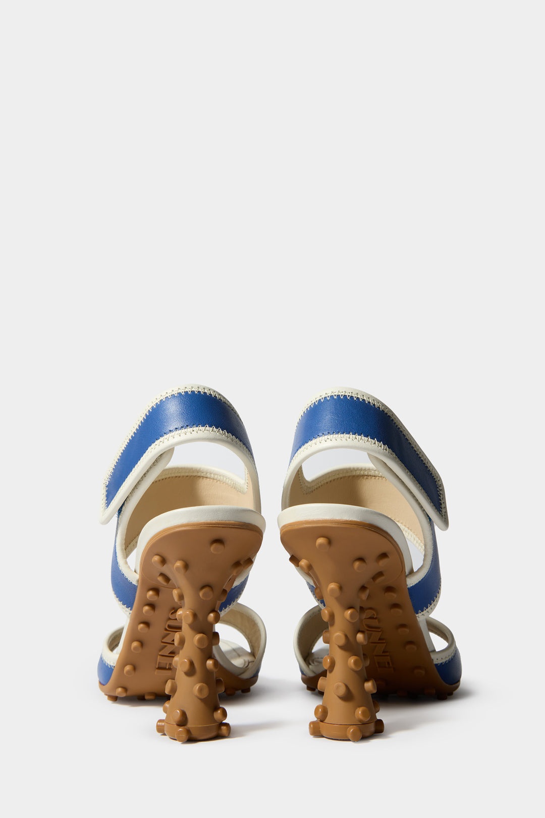 1000CHIODI SANDALS / leather / blue - 3