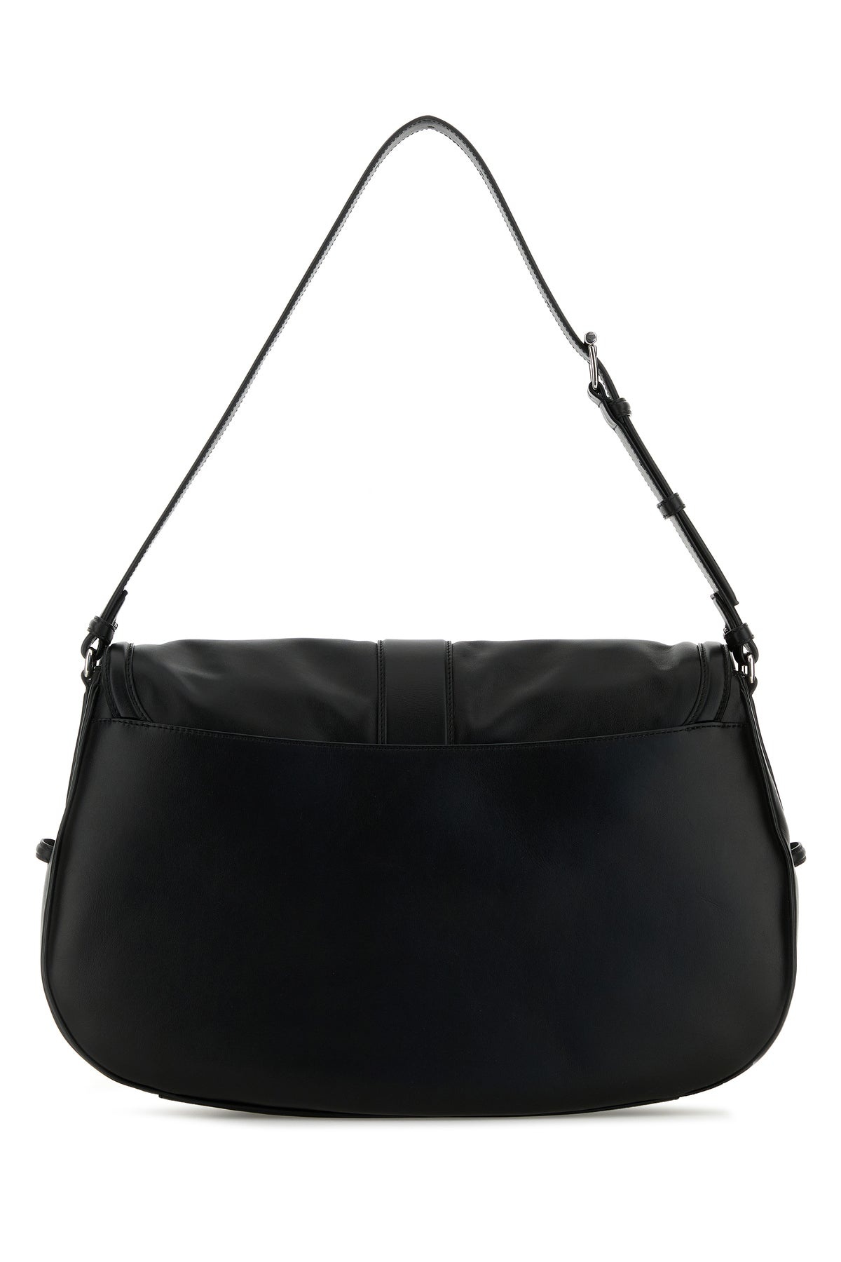 Black leather maxi Satchel shoulder bag - 3