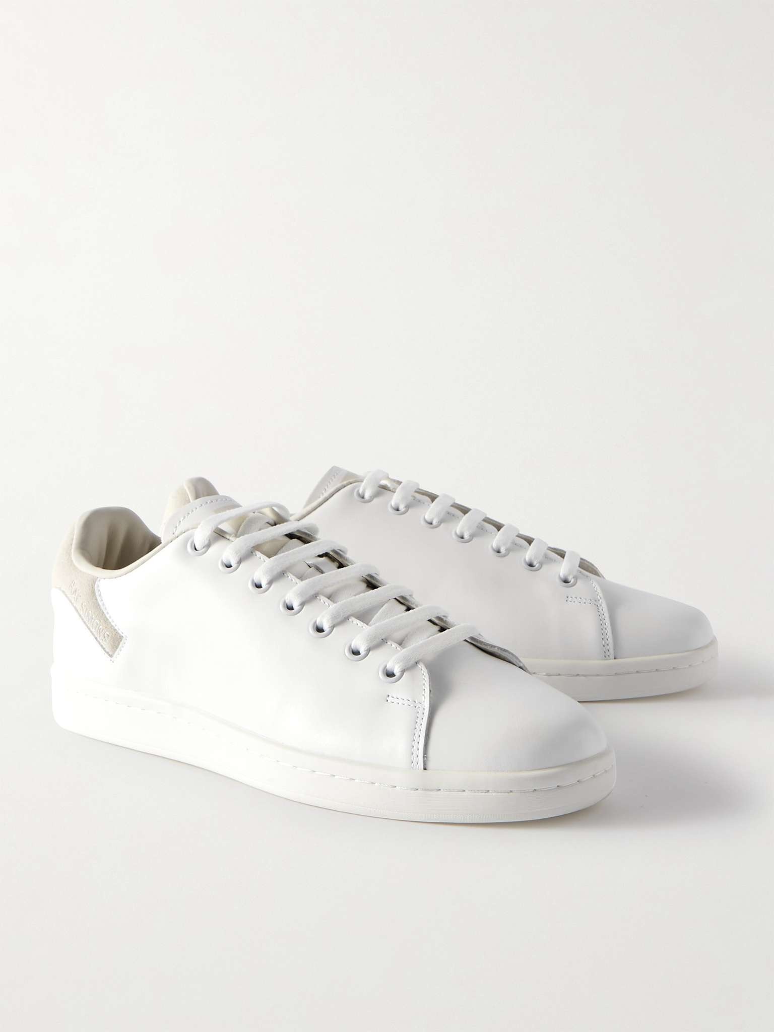Orion Suede-Trimmed Leather Senakers - 4