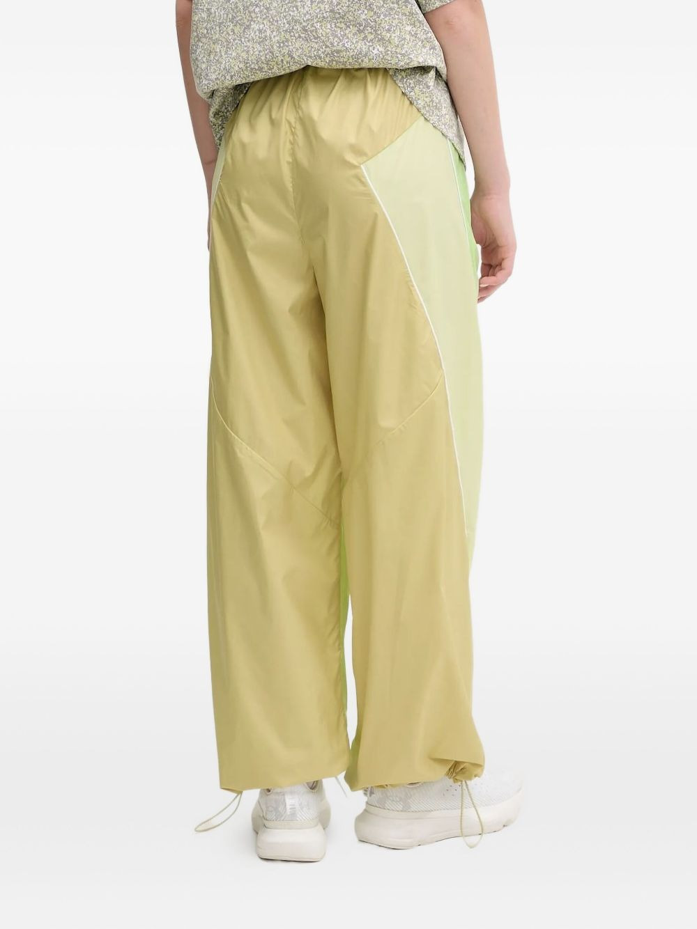 panelled drawstring trousers - 2