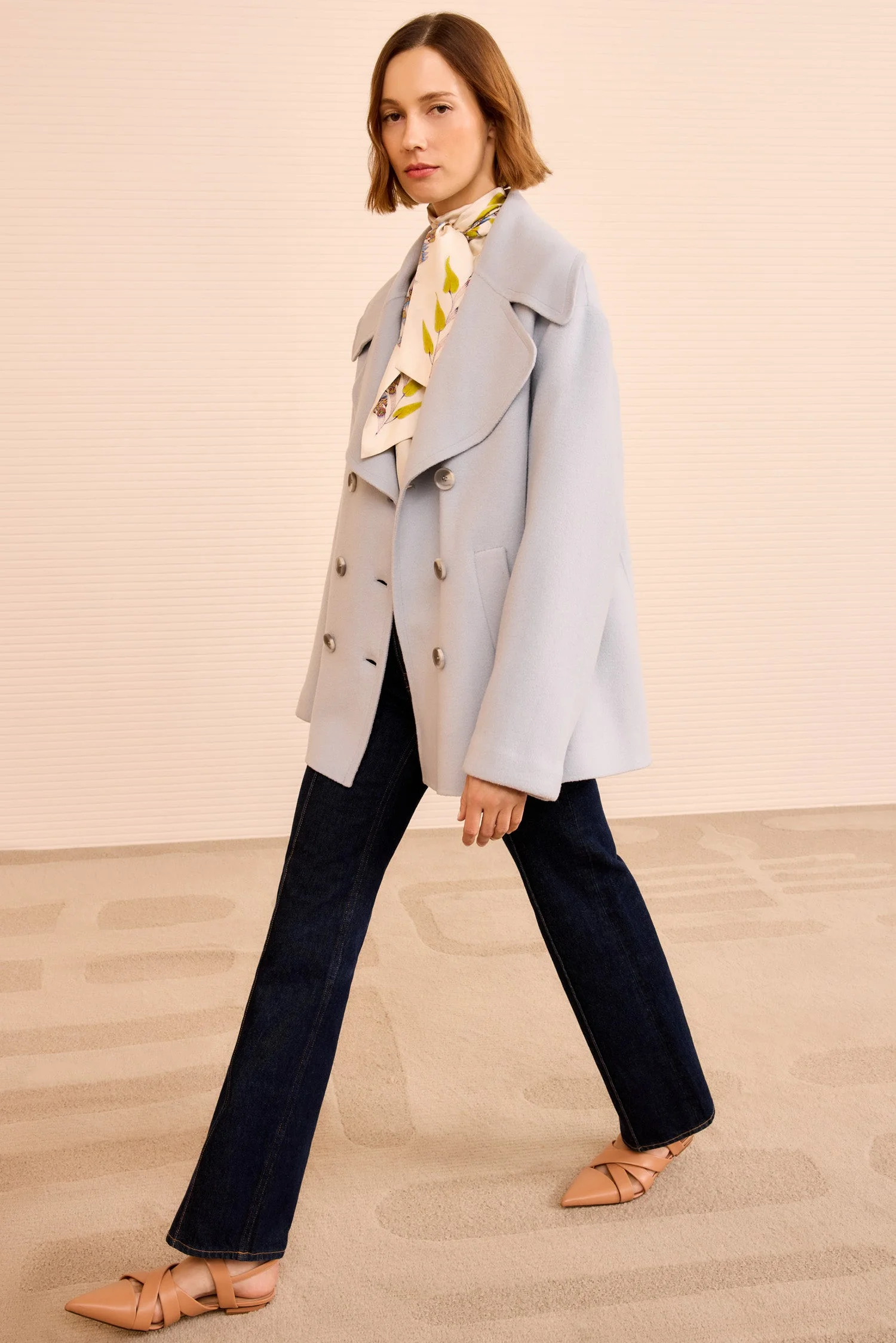 Diana Wool Peacoat - 1