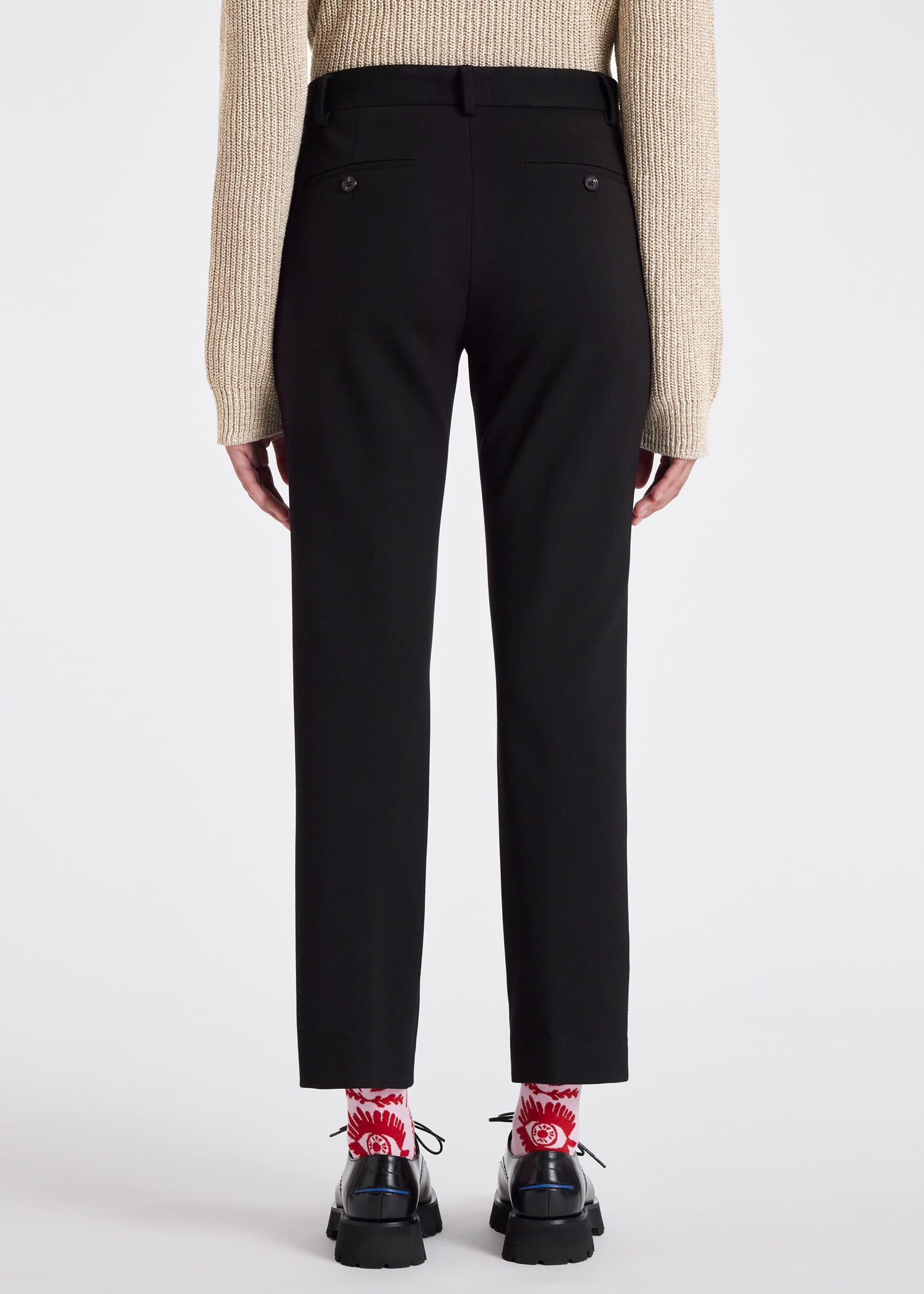 Slim-Fit Ponte-Jersey Pants - 6