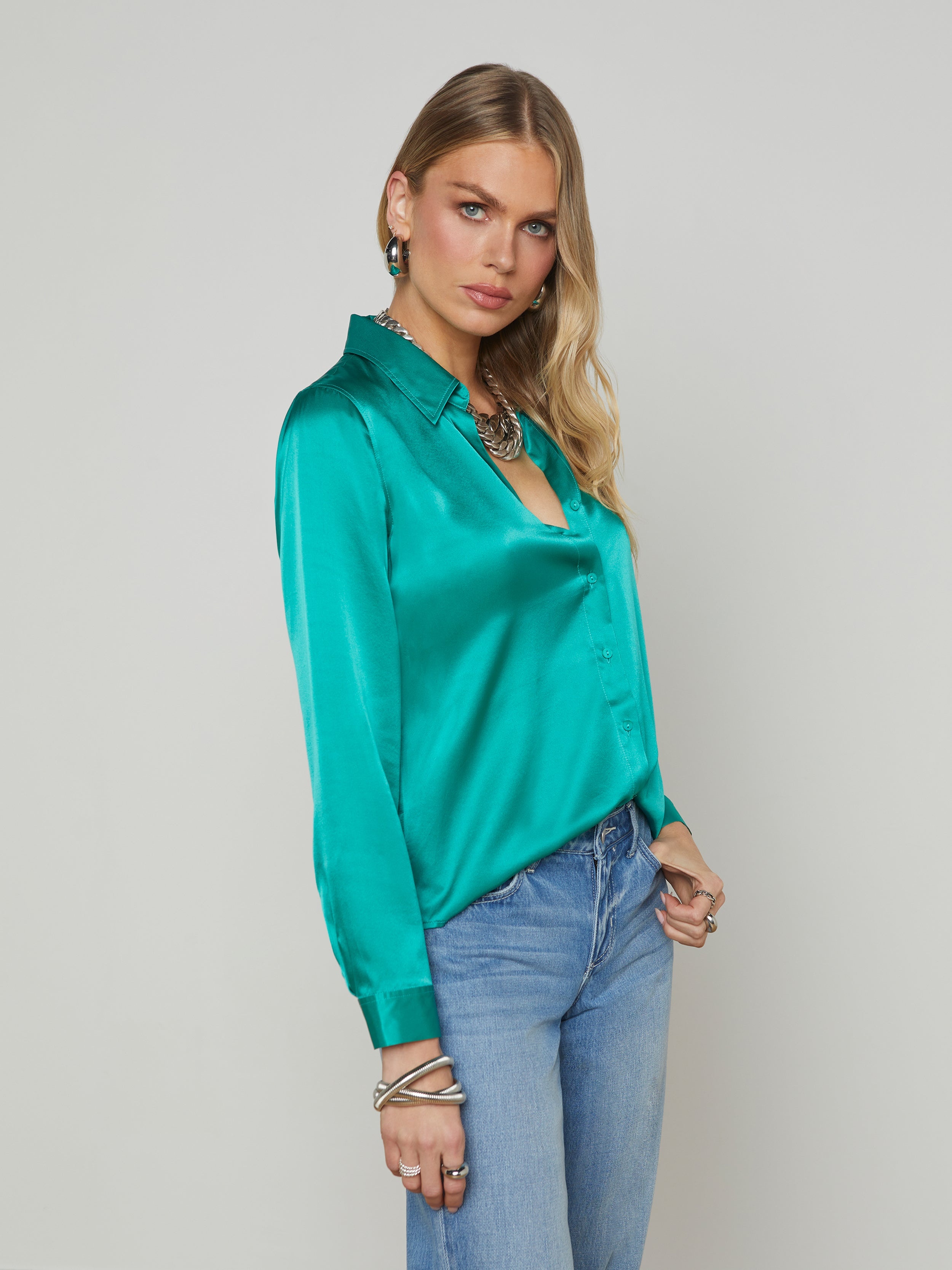 Tyler Silk Blouse - 3