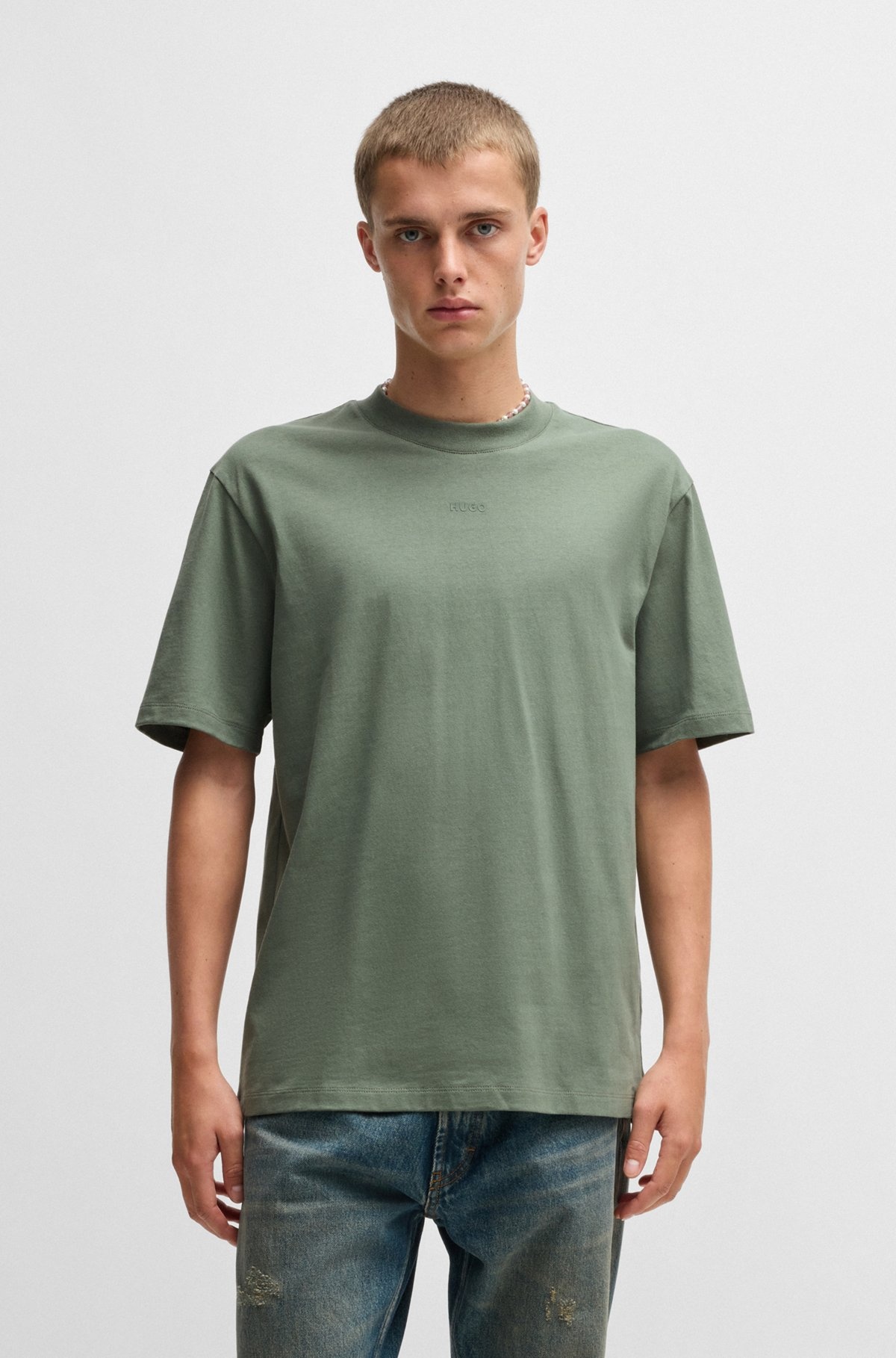 RELAXED-FIT T-SHIRT IN COTTON WITH LOGO PRINT - 2