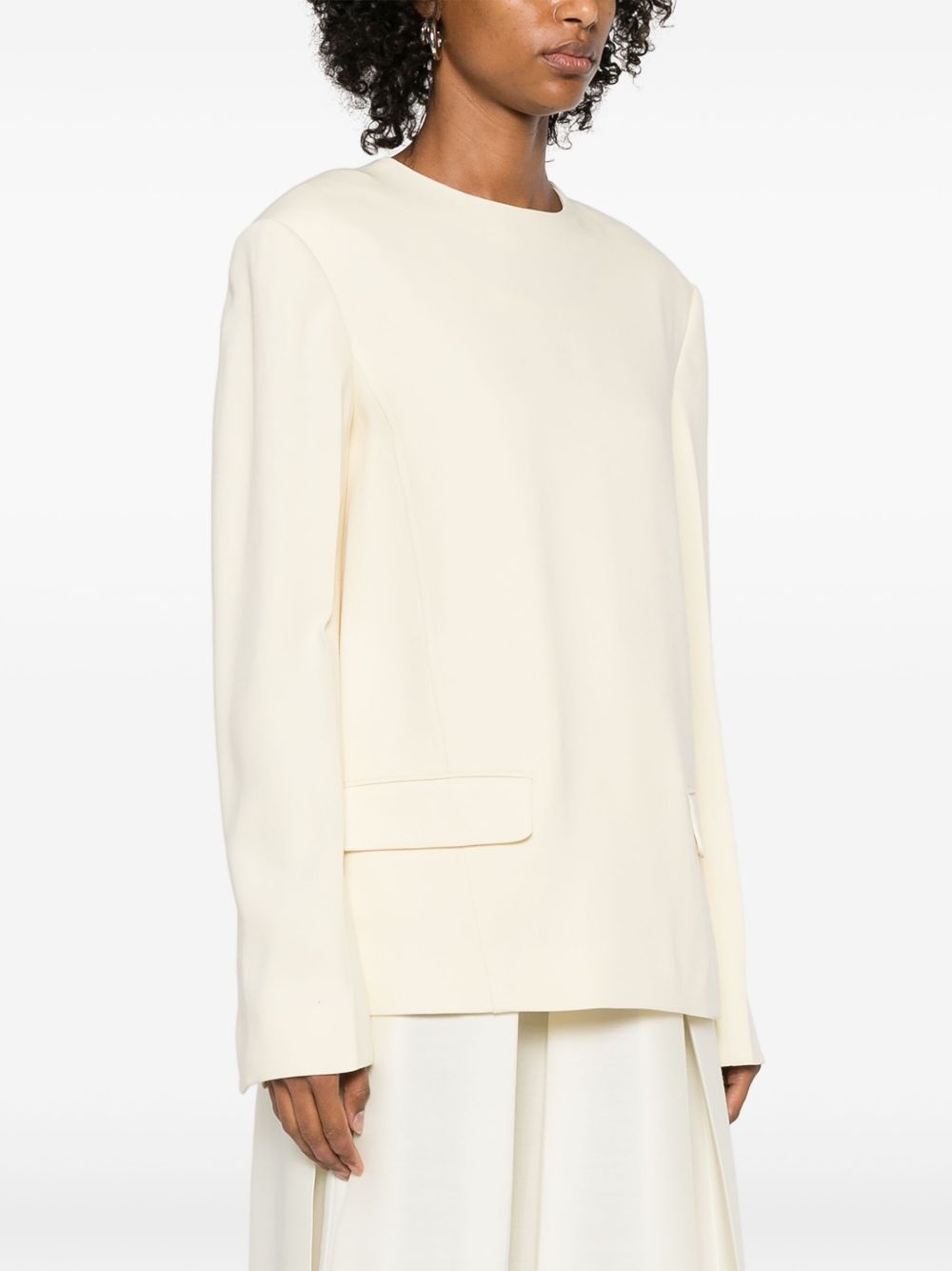 slub-texture blouse - 3