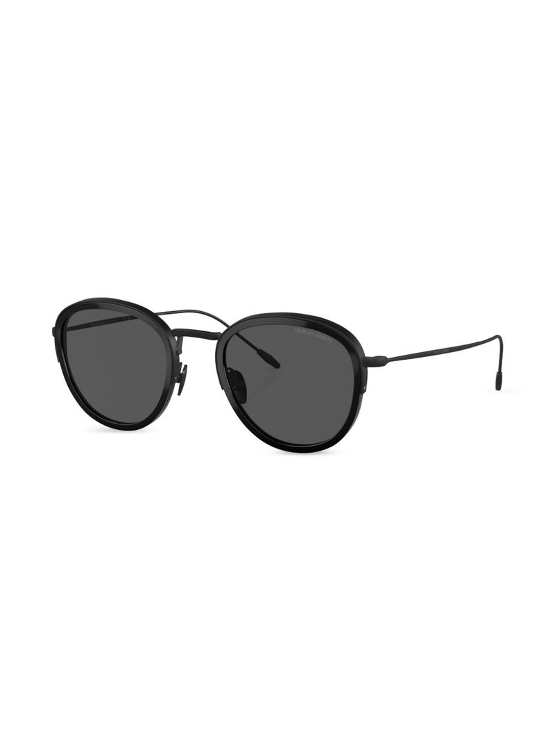 GIORGIO ARMANI round frame sunglasses outlook