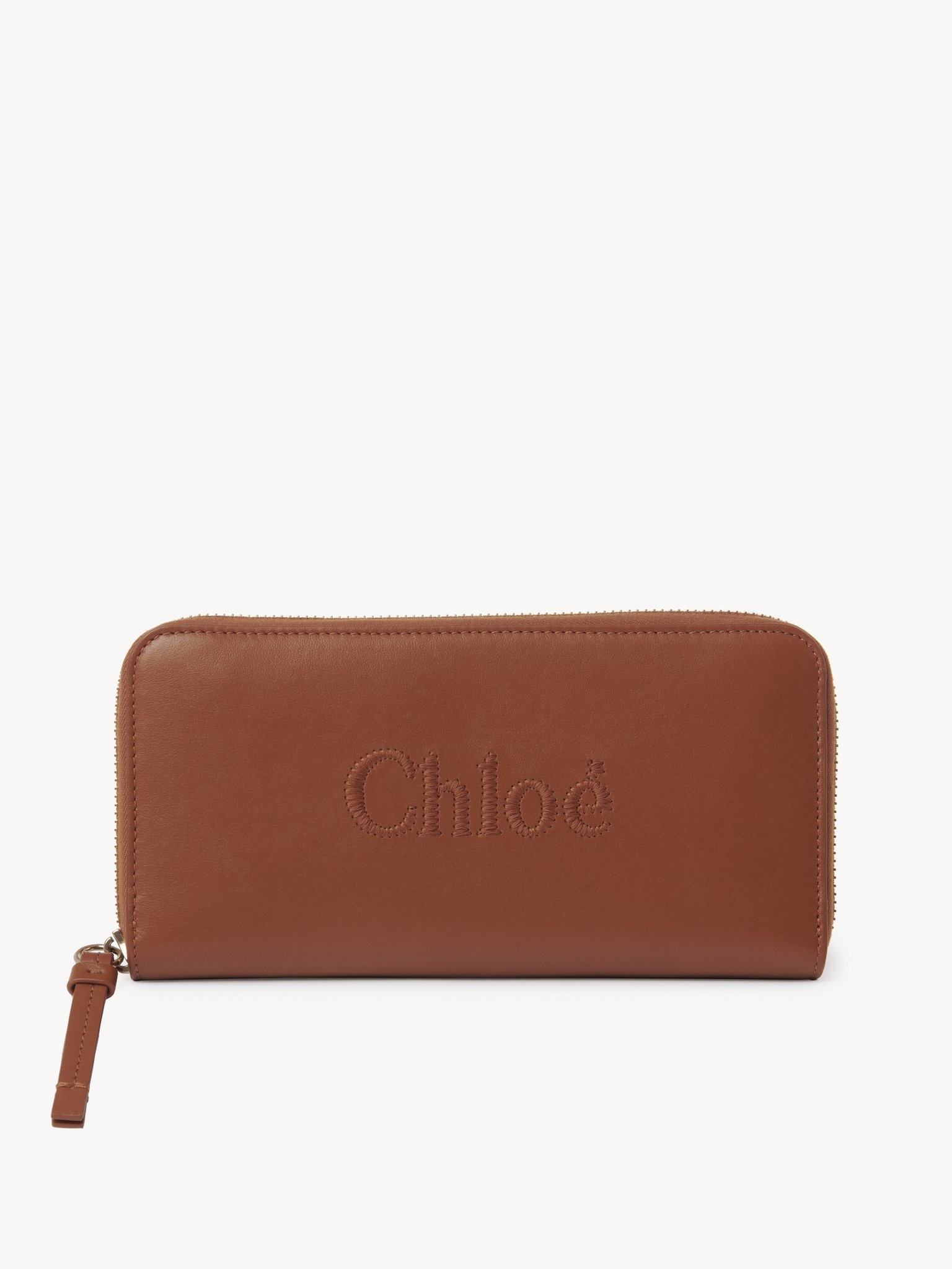 CHLOÉ SENSE ZIPPERED LONG WALLET - 1