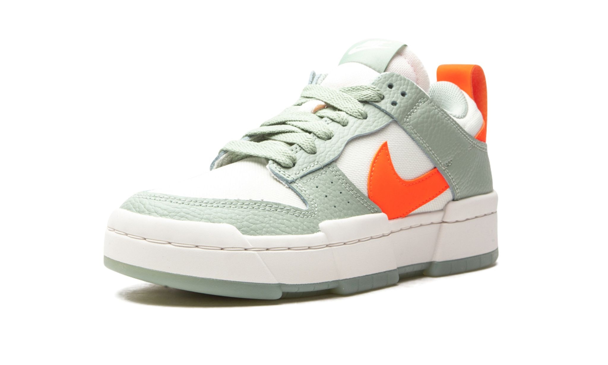 WMNS Dunk Low Disrupt "Sea Glass / Hyper Crimson" - 4