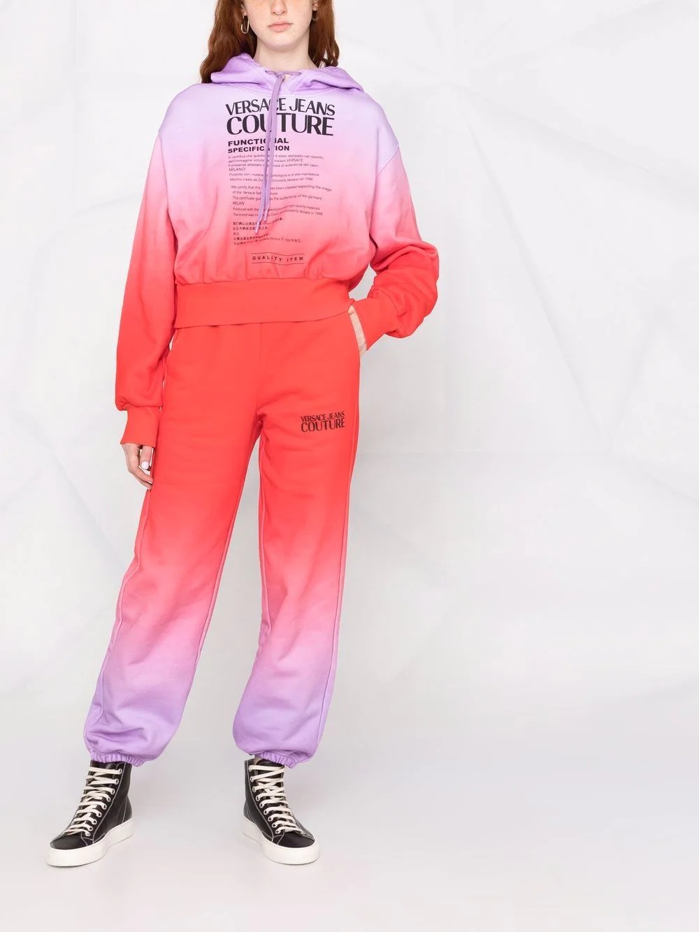 gradient-effect track pants - 2